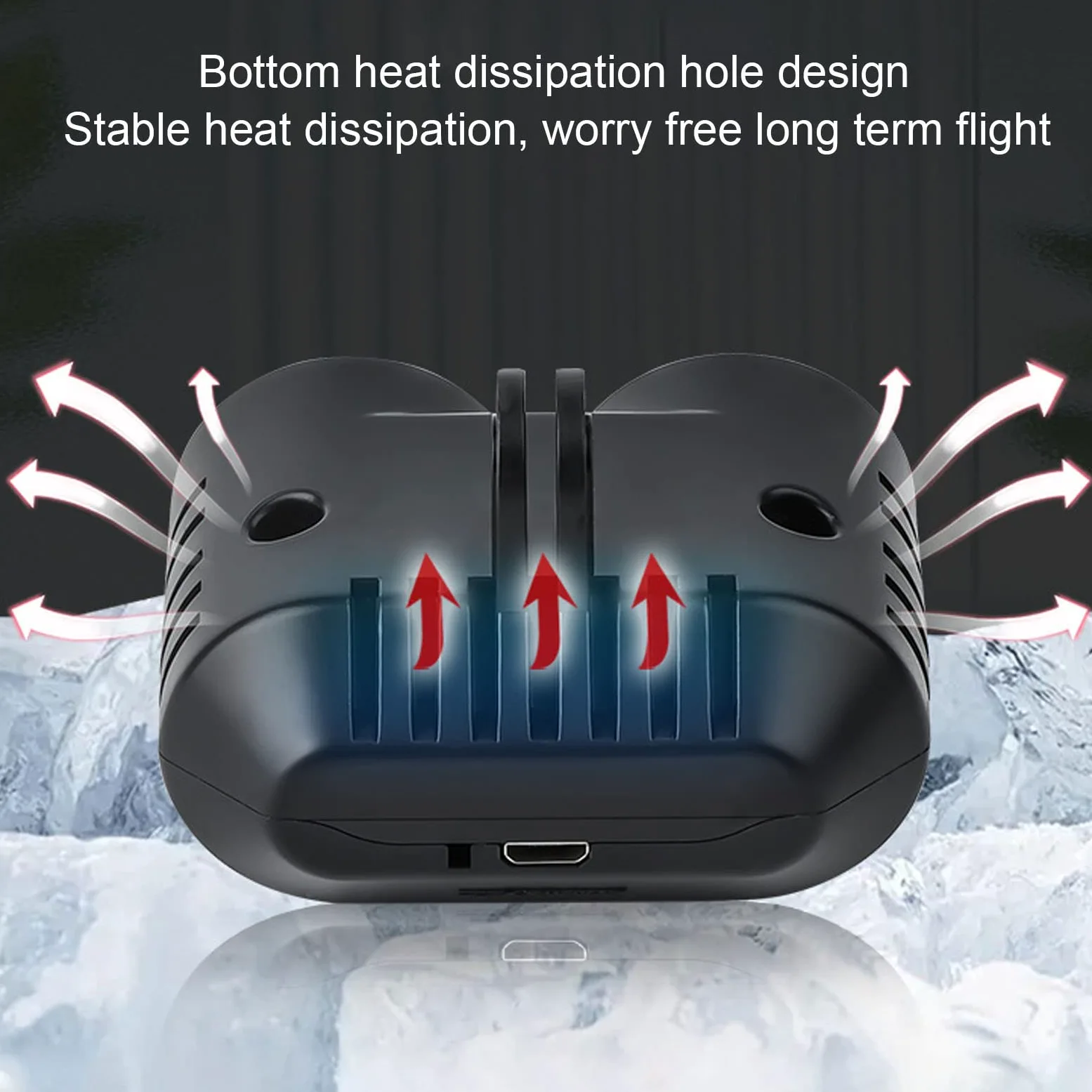 Drone Owl Searchlight, 4 modalità Drone Night Light per DJI FPV, per AIR 2S, per Mavic AIR 2, per Mavic 2, per Mavic 2, Luce di ricerca a LED per pesca con droni, rilascio esca, consegna carico utile