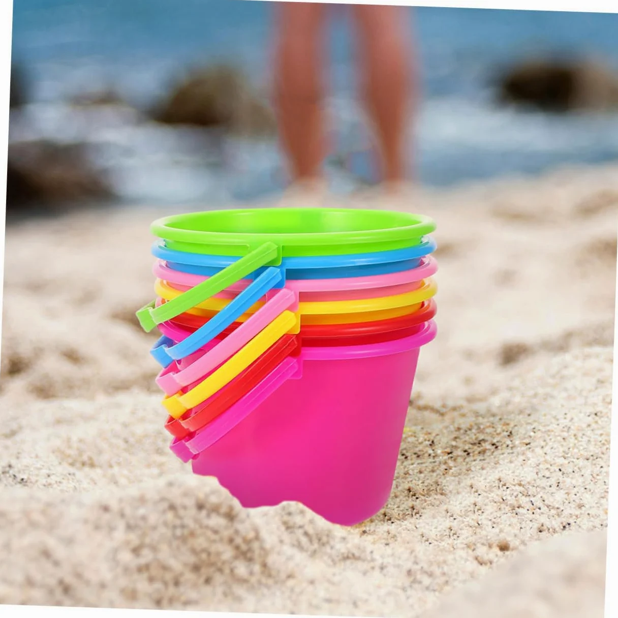 Secchiello Spiaggia Ragazzo Ragazza 12 Pezzi Abs Giocattolo Mare | Beach Buckets, Beach Essentials, Bucket Kids, Beach Day Essentials, Toy Beach, Atmosfera Estiva
