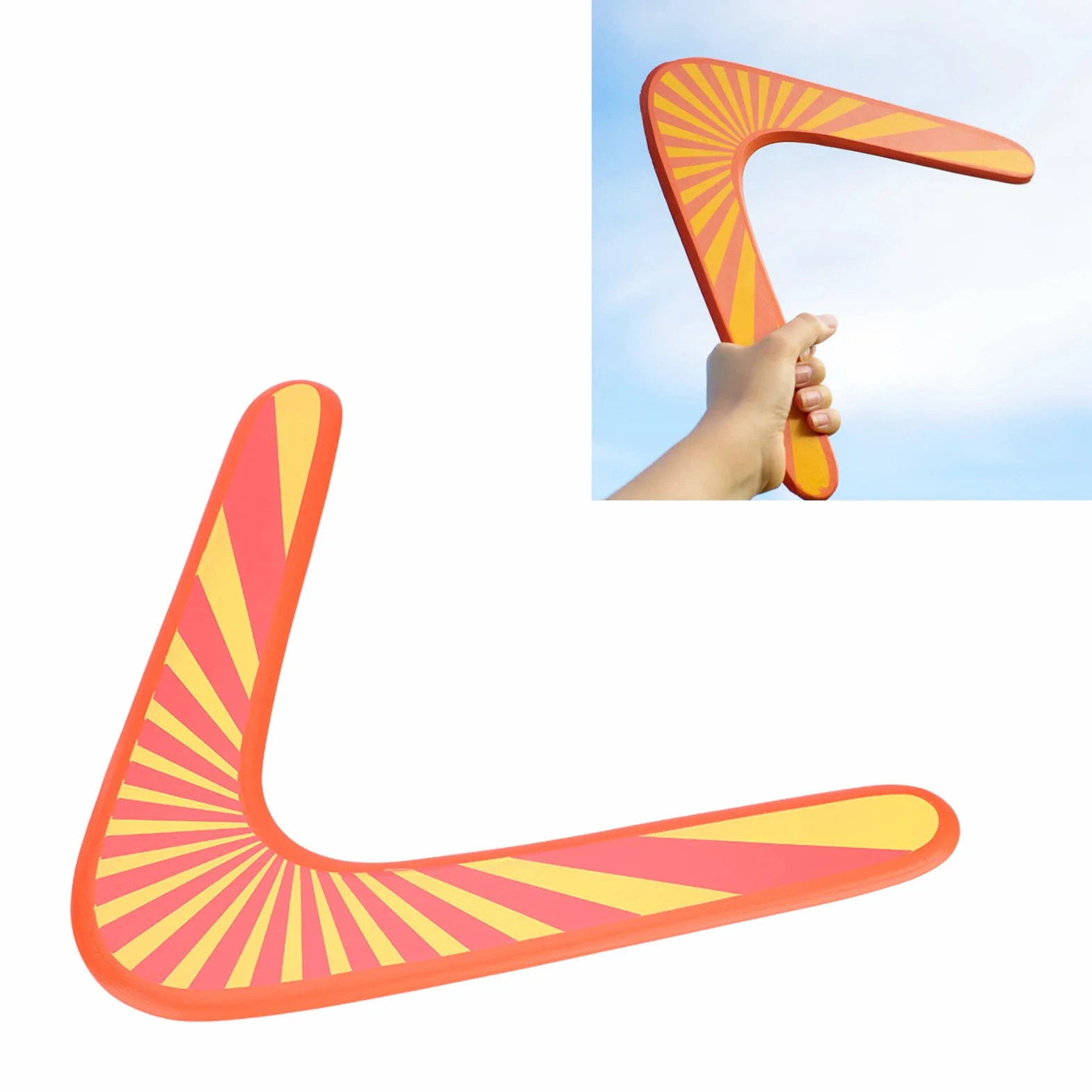 RiToEasysports Boomerang a forma di V gioco professionale fatto a mano all'aperto giocattolo per intrattenimento in famiglia