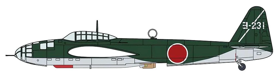 Hasegawa 602494-1/72 Kugisho P1Y1 Ginga (Frances) Type 11, scala 1:72