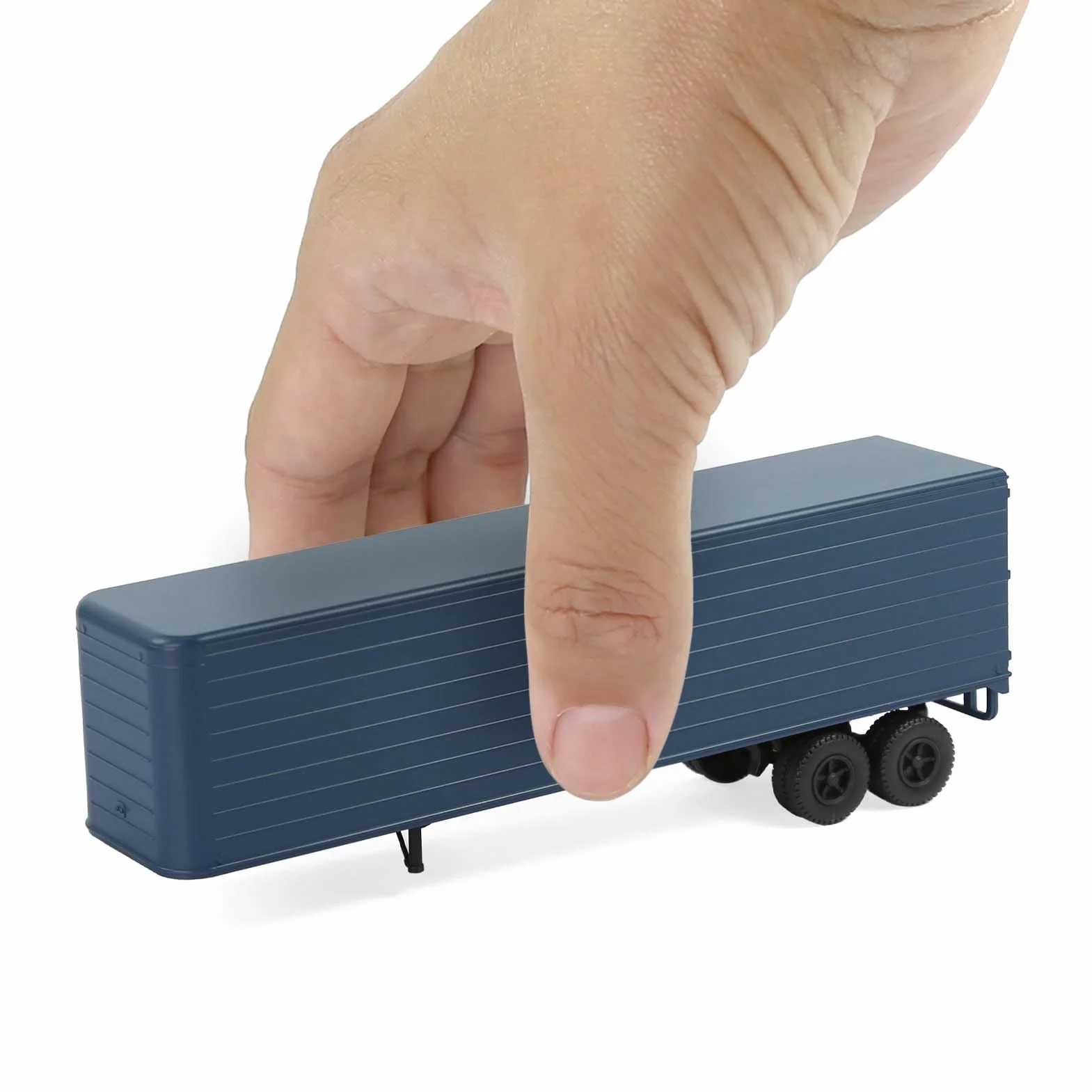 C8765 2 unità rimorchi HO scala 1:87 modello rimorchio per modellismo ferroviario trattore (blu scuro)