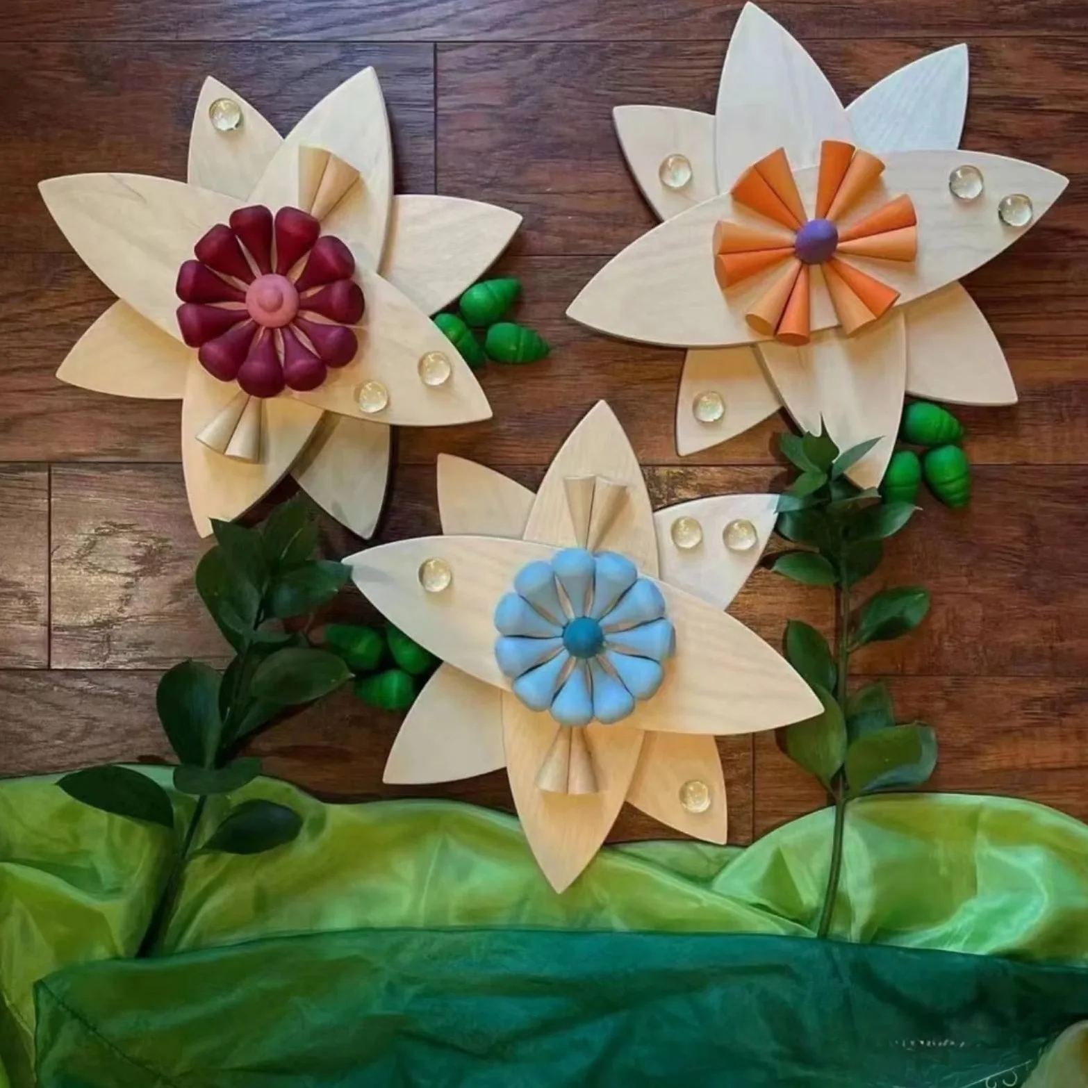 Gioco di Costruzioni in Legno Aperto, Style to 1 | educativo, Creativo, Blocchi struzione in Legno, per Scuola prescolare, Bambini, Neonati