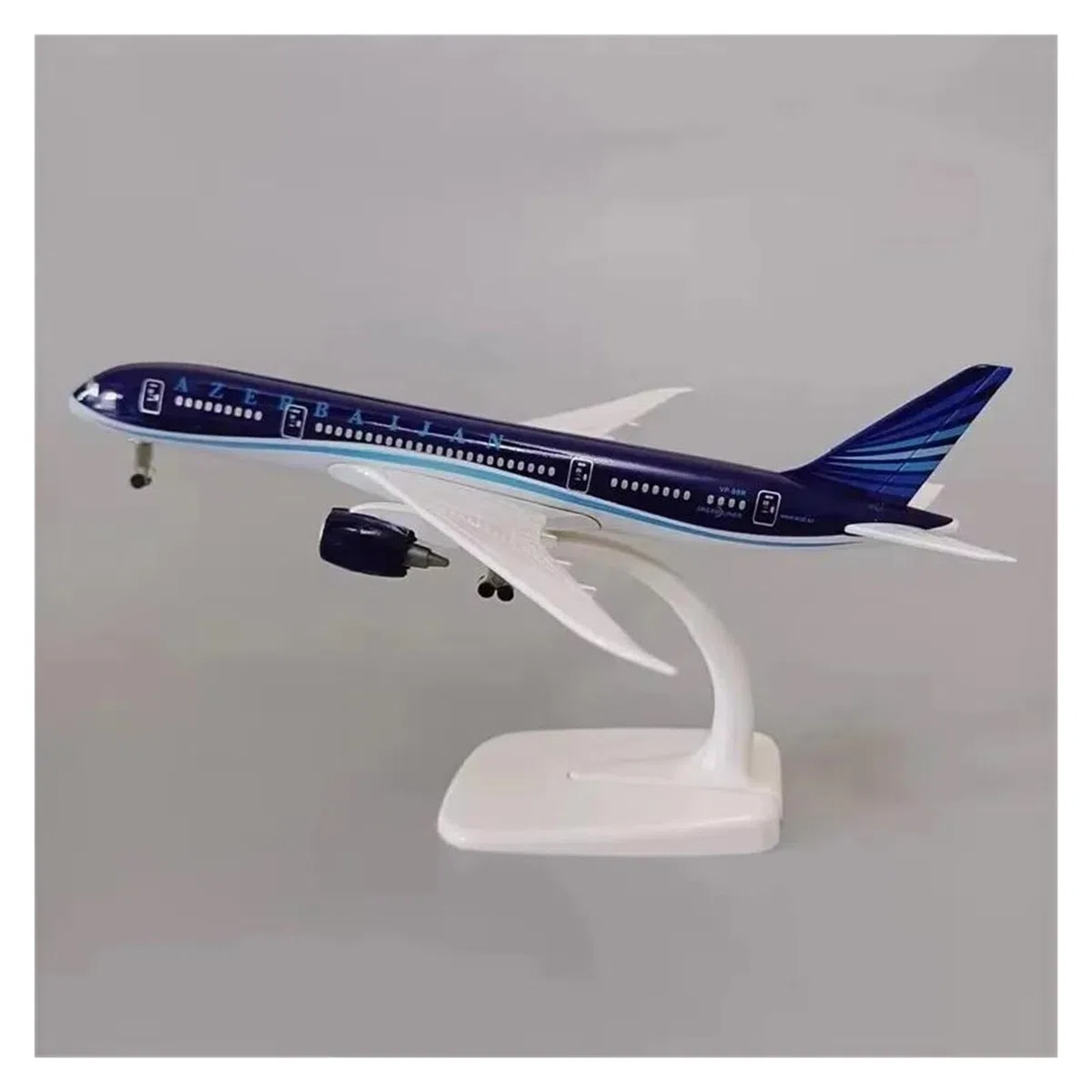 Aereo in Metallo pressofuso per B787 Azerbaigian 20 cm Modello di Aereo Boeing 787 Replica in Miniatura Collezione di Metalli per Aviazione Display per Raccolta ed Esposizione