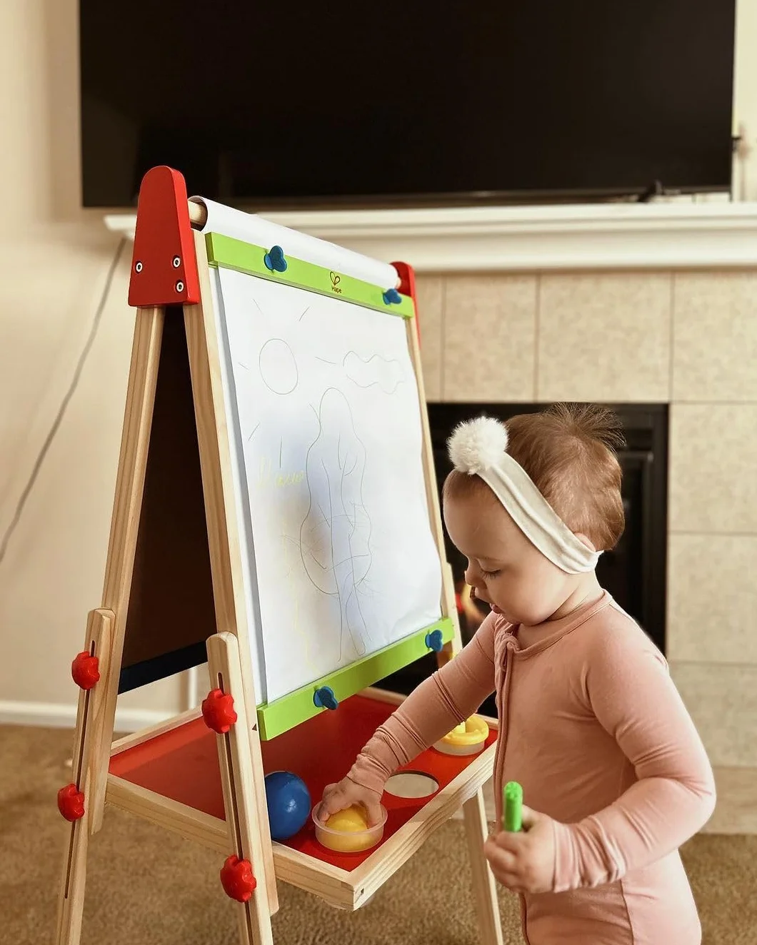 Lavagna Multiattività Hape Double Face per Bambini