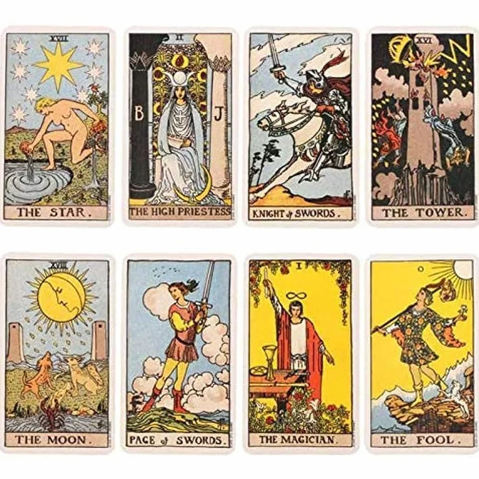 Besty Mazzo di Tarocchi per Principianti con Guida, Carte Divinazione Tradizionali