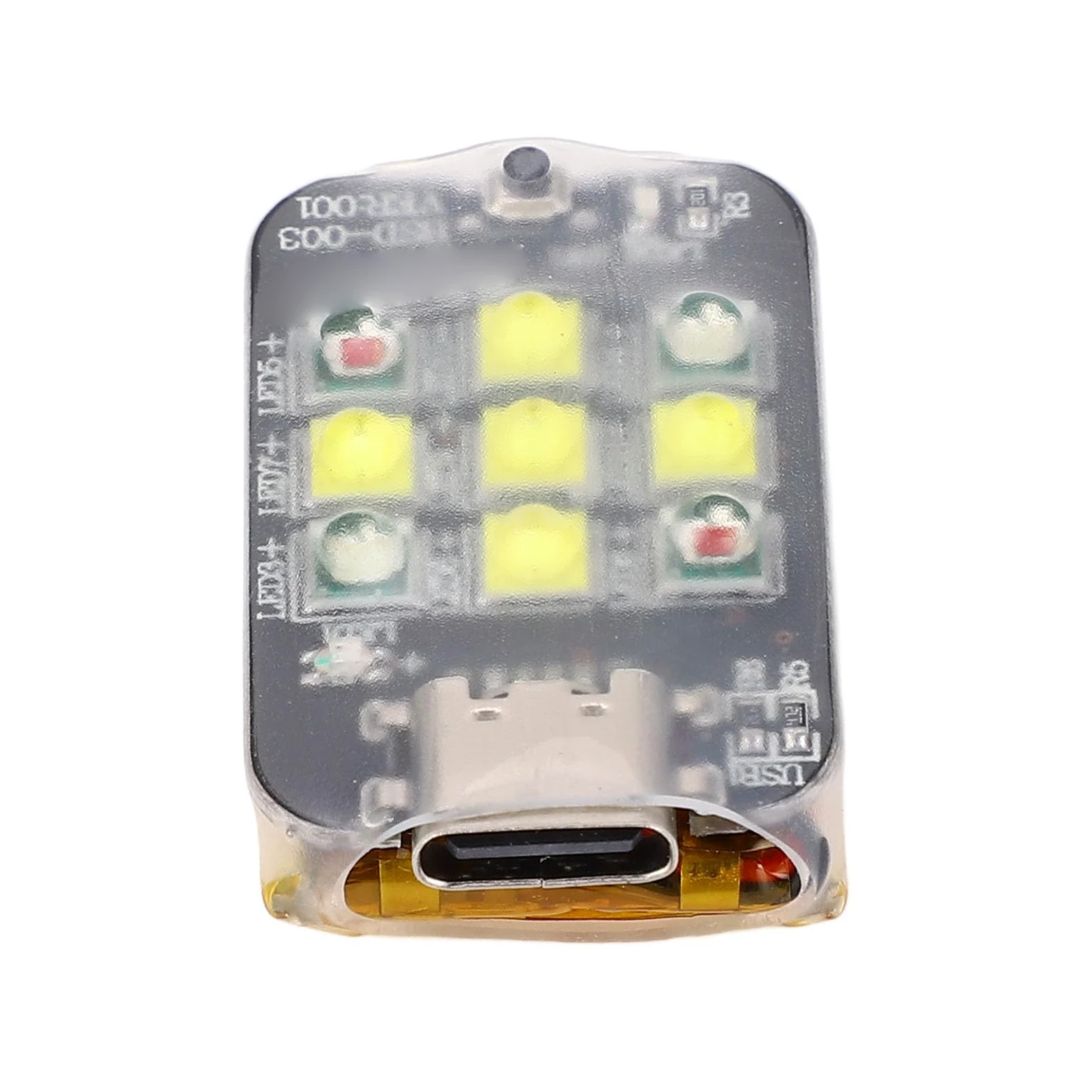 Luce Stroboscopica per Drone, Luce Anticollisione PCB con 9 LED 3 Colori 300mAh Ricaricabile, Visibilità 6KM Leggera per Volo Notturno per Avata 2 Air 3 Mini Pro