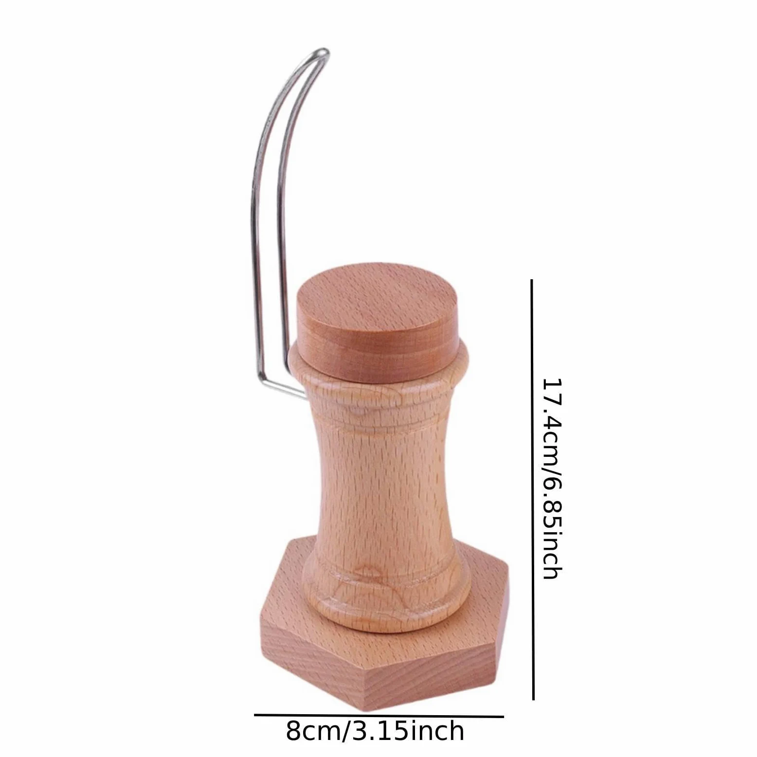 F Fityle Manico in Legno per Pittura in Miniatura, Impugnatura ergonomica per Dettagli Artigianali, Supporto per modellismo e Pittura di Figure in Miniatura da