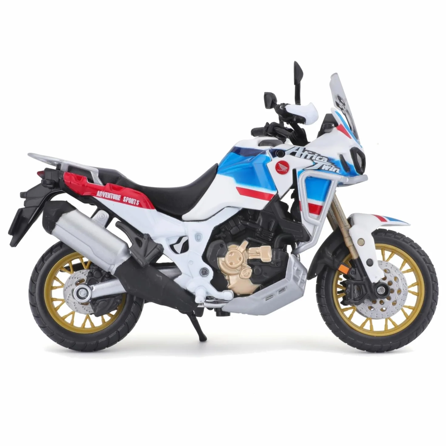 Bburago B18-51082 Honda Africa Twin Adventure, Modelli e Colori Assortiti, Scala 1:18