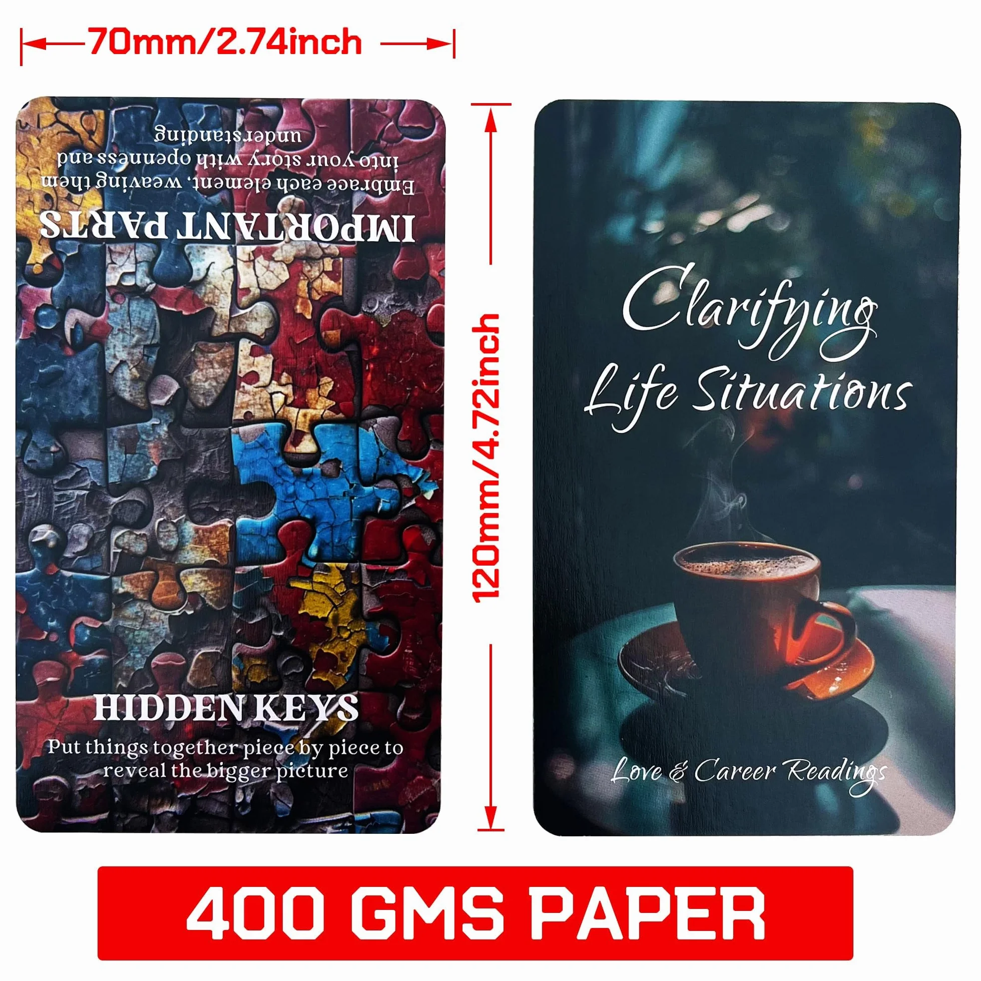 Chiarire le situazioni di vita Oracle Cards per principianti, Love and Career Oracle Deck