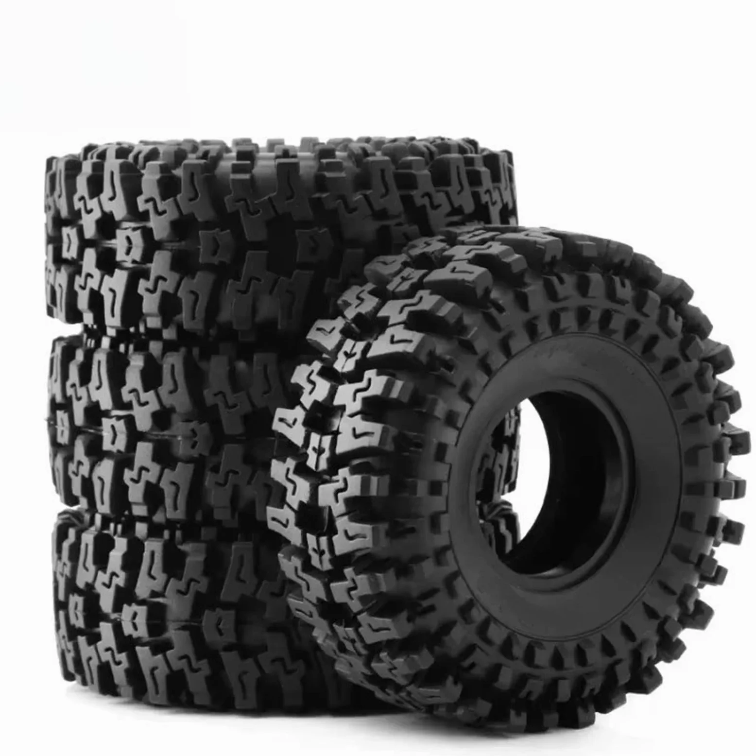 RC Car Pneumatico Ruota Compatibile con AXIAL per SCX10 II III per Capra per TRXS per TRX-4 1/10 RC Truck 1.9" per Rock Crawler Pneumatici Pneumatico da 120mm
