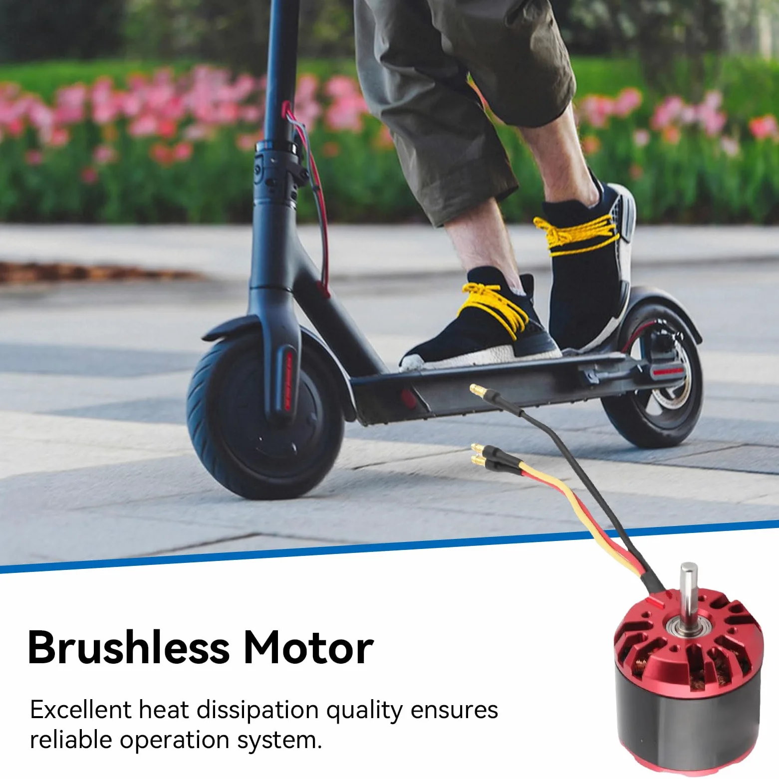 Motore Brushless, Motore Brushless Sensorless C4250 Outrunner con Elica Motore Elettrico RC Motore ad Ala Fissa per Aeromodellismo Scooter Elettrico