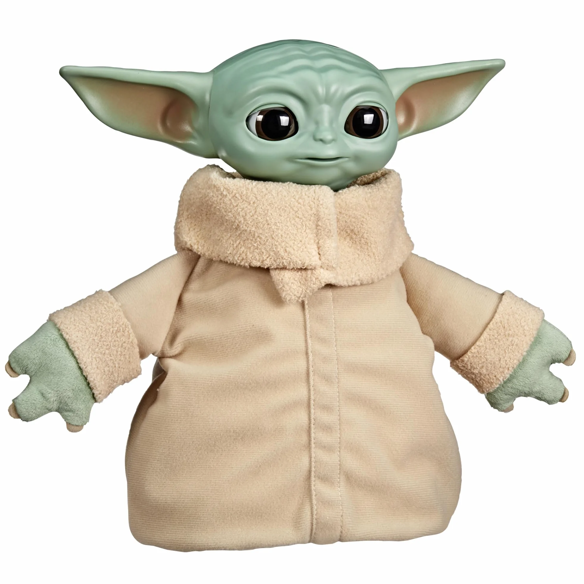 Star Wars Hasbro, action figure da 25 cm di Grogu Coccolavventura, giocattolo animatronico, peluche interattivo, giocattoli ispirati The Mandalorian and Grogu, dai 4 anni in su