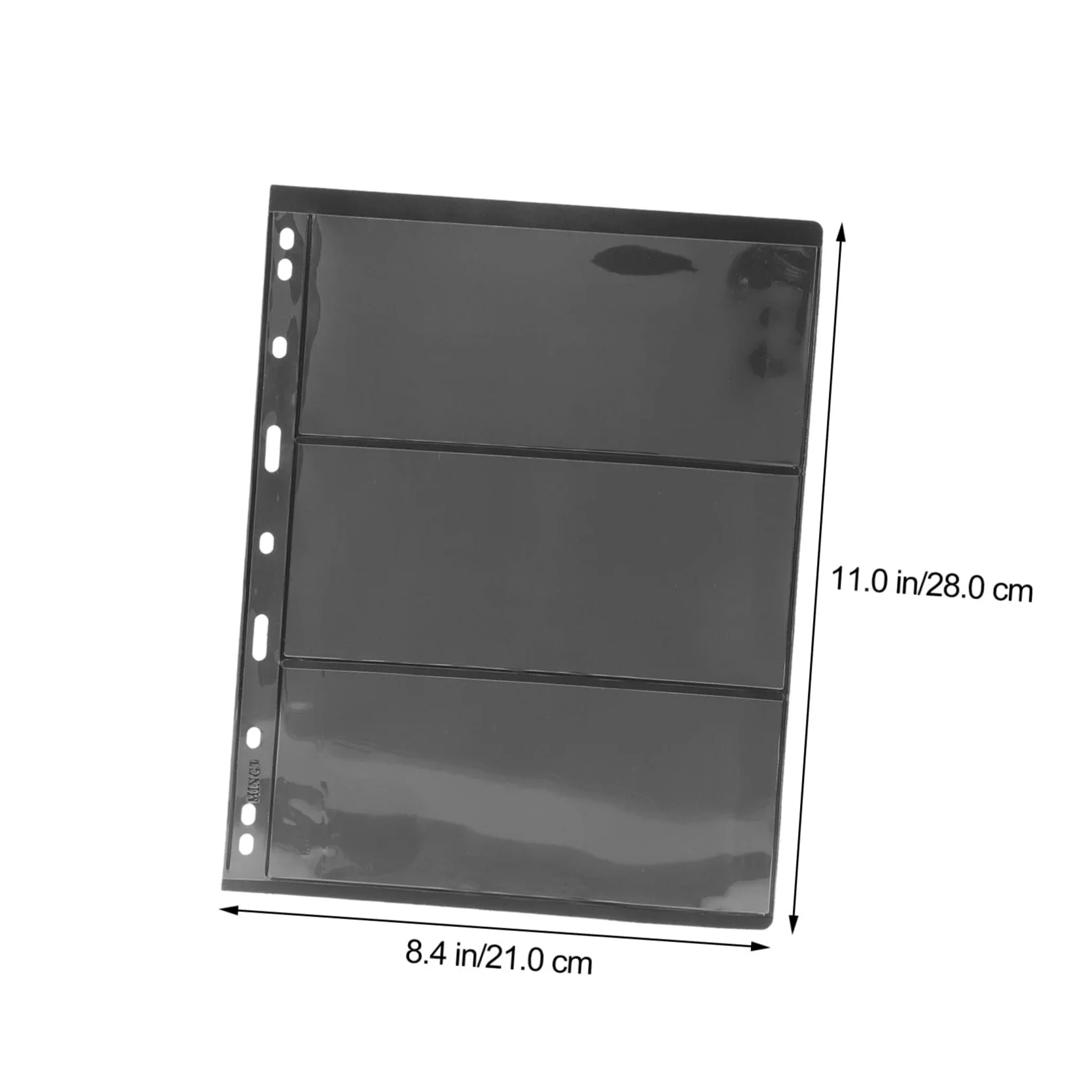 Hohopeti 10fogli Raccoglitore Scatola Espandibile in Pvc Di Libro Di Francobolli Mobili Per Collezionisti Porta Francobolli Trasparente Riutilizzabile e Cancellabile Tasca Porta