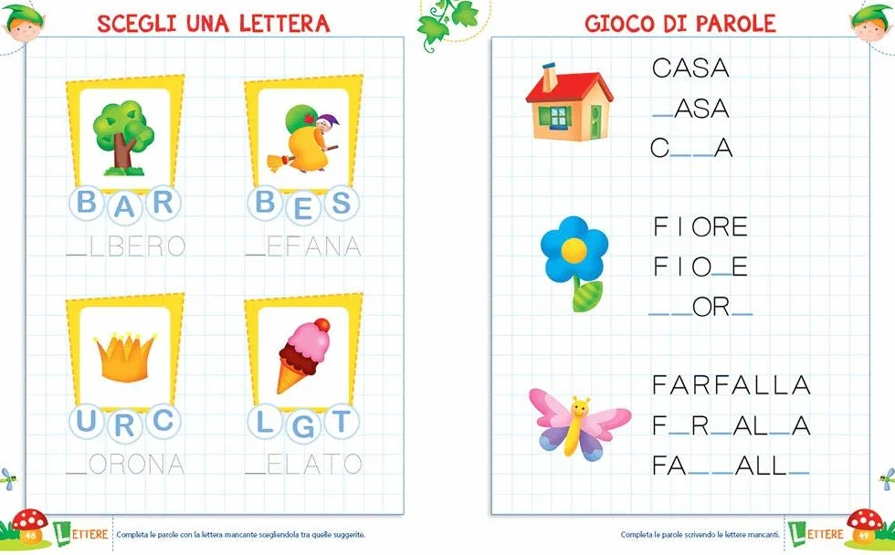 Metodo semplice per imparare lettere e numeri