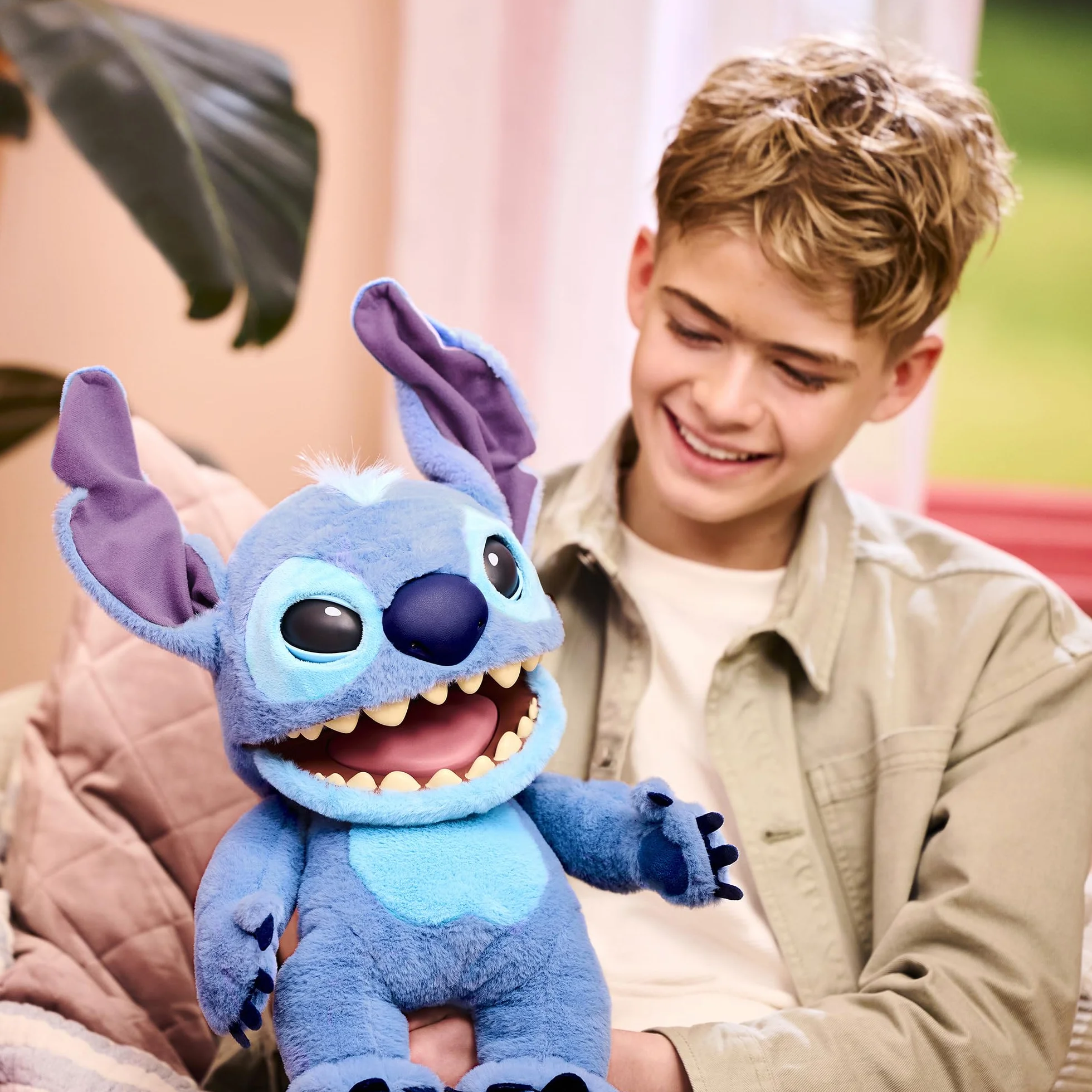 Disney Stitch Pupazzo Animatronico Peluche Real FX 100+ Azioni Suono 1a Edizione 6+