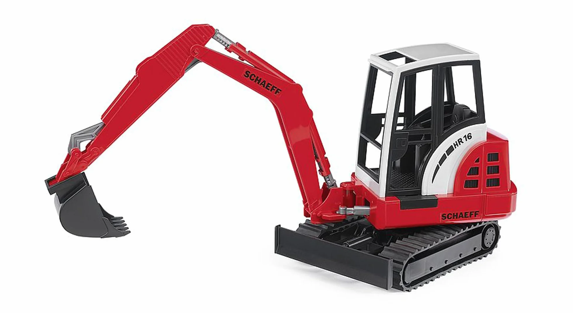 Bruder Spielwaren 02432, Mini Scavatore Schaeff HR 16, Multicolore