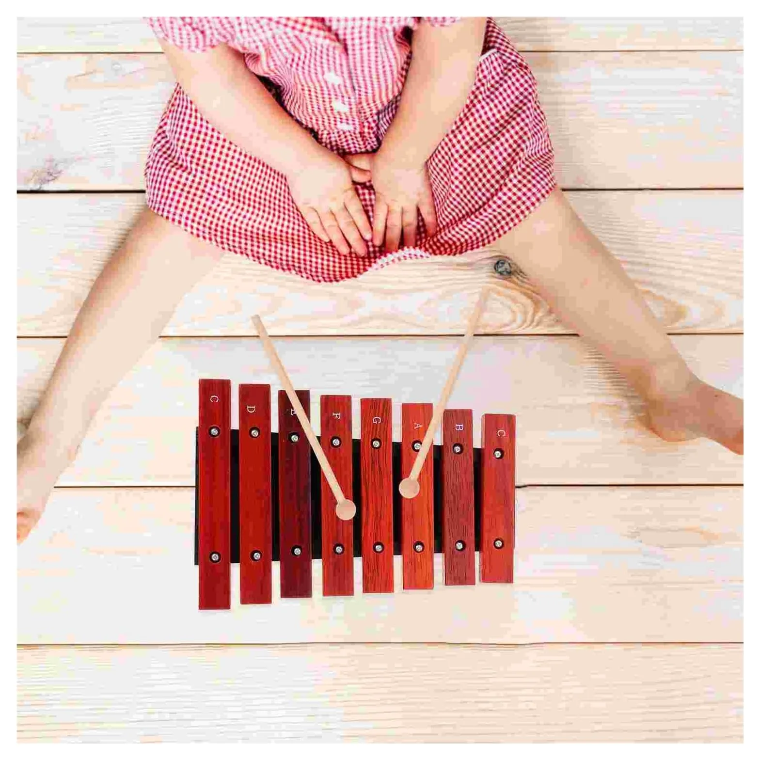 Eight Note Wooden Xylophone | Strumenti musicali 8 note Percussioni