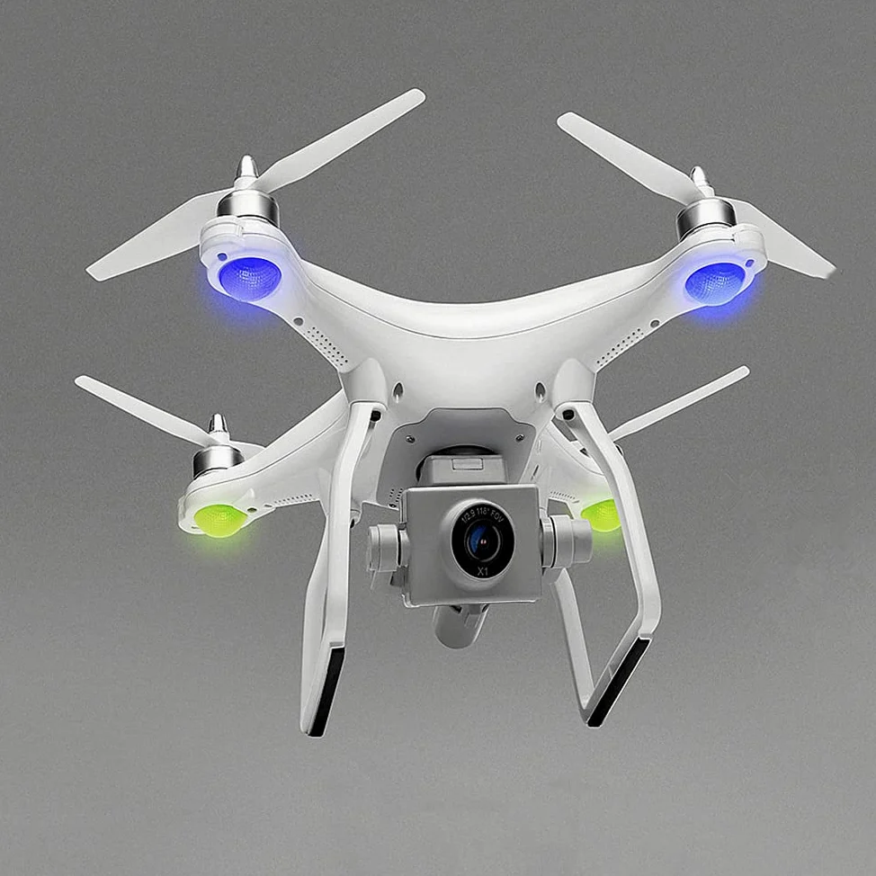 GuyAna Drone GPS Senza spazzole con Telecomando Fotografia Aerea HD WiFi Modello di Aereo a Quattro Assi Aeroplano Trasmissione di Immagini 5G Regali di Aerei RC per Bambini e Adulti