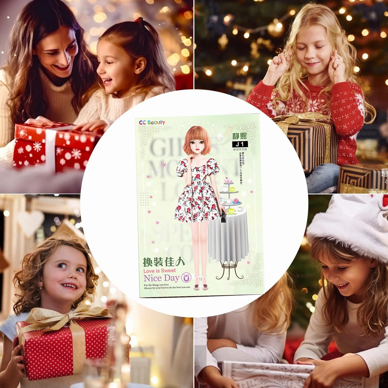 Kit di vestire bambole magnetiche - Vestito da principessa magnetica Fai finta di giocare in costume | Puzzle di vestiti magnetici Moda creativa vestire per compleanno del giorno dei