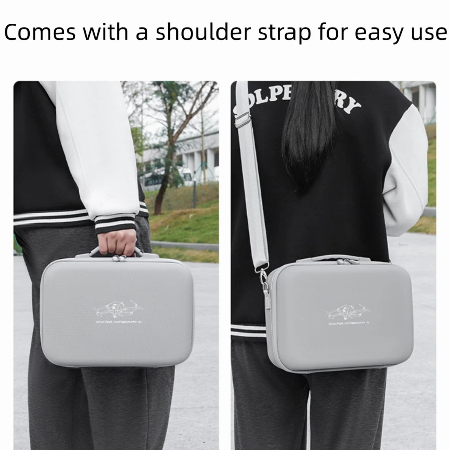 Custodia da viaggio per Antigravity A1, accessori per droni Custodia rigida in PU Organizer da trasporto Custodia a tracolla (Versione standard)