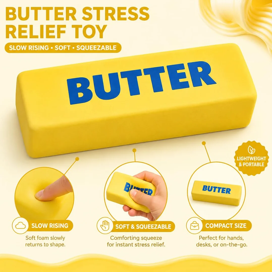GXGM Butter Squi-shy, Crescita Relax in Materiale PU, Per Ufficio Scuola