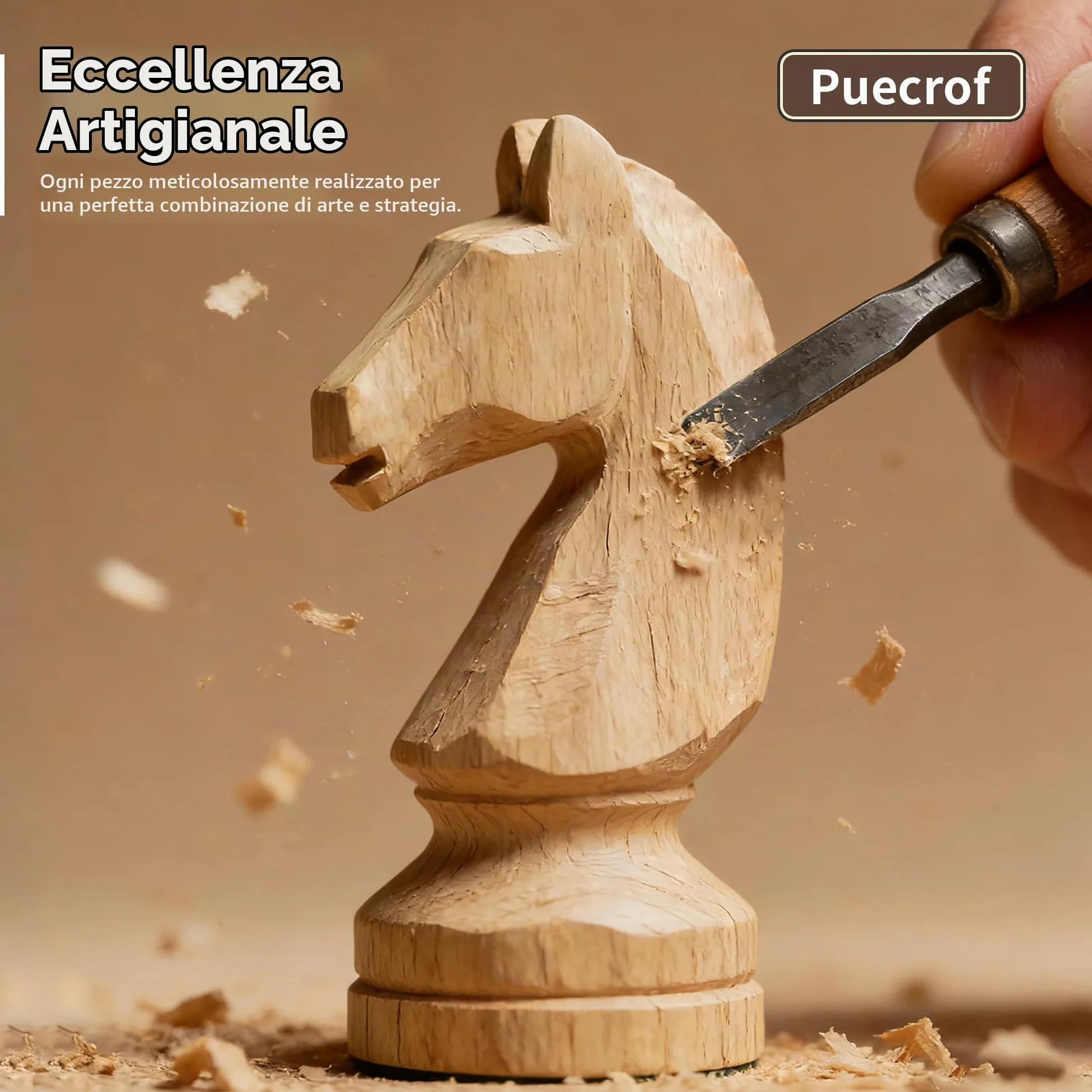 Set Scacchi e Dama 2 in 1 da 38cm - Scacchiera in Legno Pieghevole con Pezzi Staunton da 7,6cm e 2 Regine Extra - Gioco da Tavolo di Alta Qualità