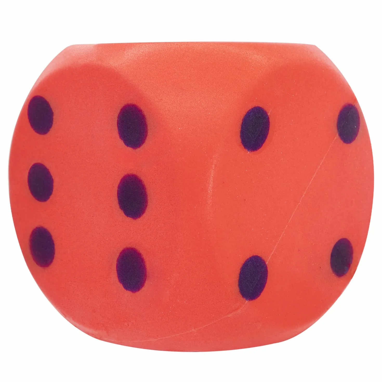 Idena 40227 - Cubo morbido in blu, giallo e rosso (selezione non possibile), grande cubo di schiuma di circa 15 cm per un gioco vario e divertente