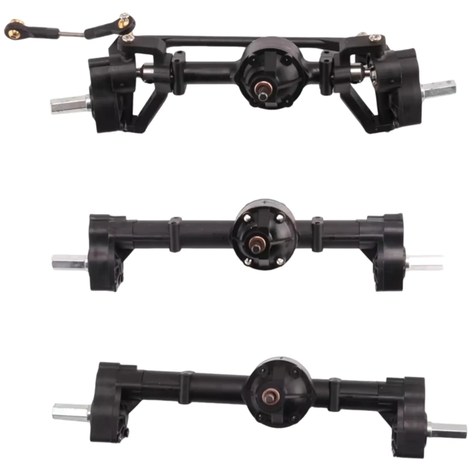 Compatibile Con WPL B16 B36 6X6 6WD 1/16 RC Car Upgrade Parts Accessori Di Ricambio Set Assali A Portale Anteriori, Centrali E Posteriori Da 3 Pezzi Accessori