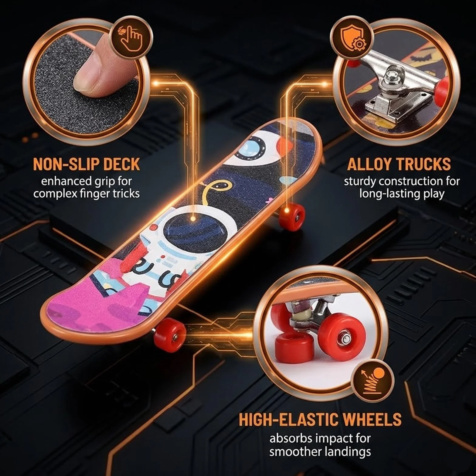 15 Pezzi Mini Skateboard da Dita, Skateboard Finger, Fingerboard Professionale Mini Skate per Dita Giocattolo per Gadget Compleanno Bambini Regalino Fine Festa Compleanno, Stili casuali