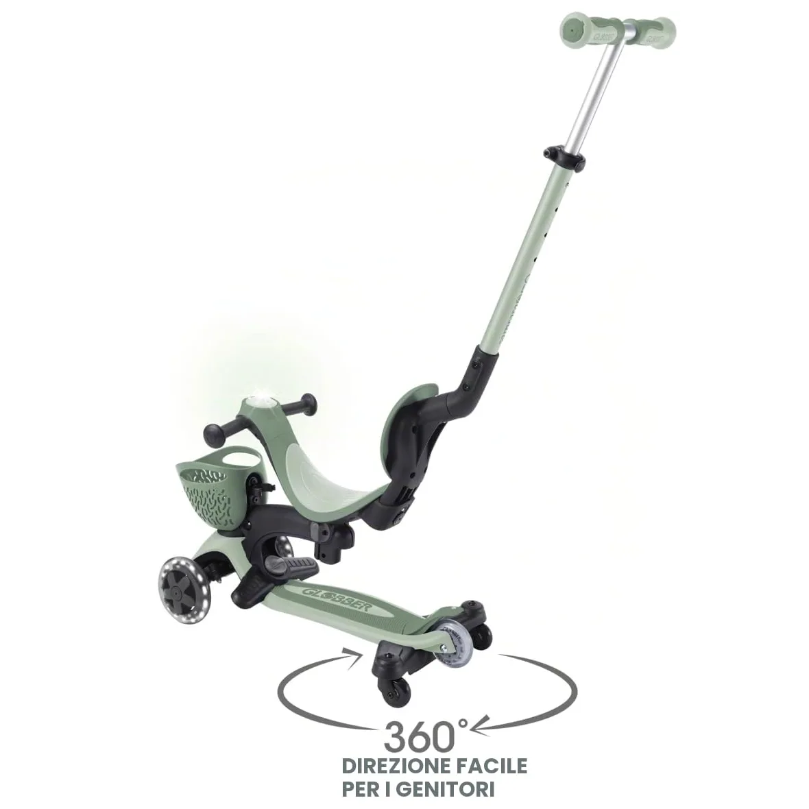 Globber Trottinette Go•up Baby 360 Lights - Monopattino Gioventù Unisex