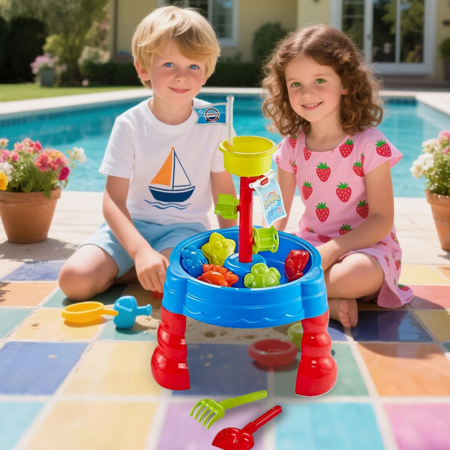 Tavolo Sabbia Esterno Tavolo Sensoriale | Educativo All Aperto Per Bambini Giardino Cortile Esterno