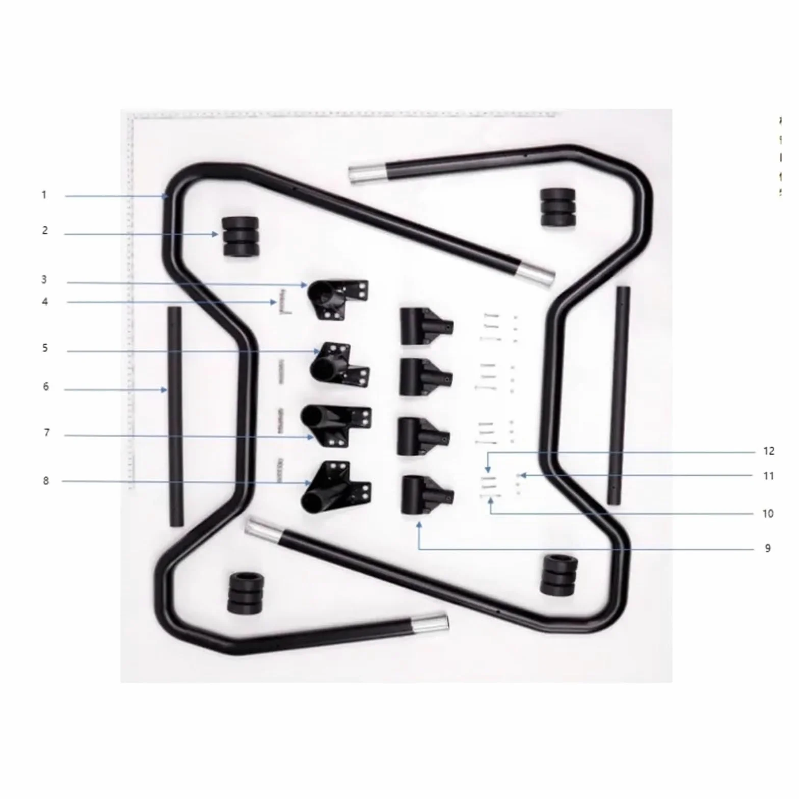 Kit Completo di Carrello di atterraggio for Drone agricolo T40, Parti di Riparazione, Accessori for Carrello di atterraggio UAV