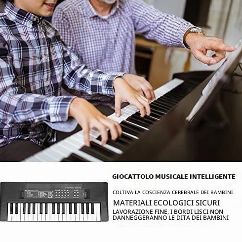 Tastiera elettronica, pianoforte digitale a 37 tasti con funzione di registrazione microfonica, adatto ai principianti per esercitarsi