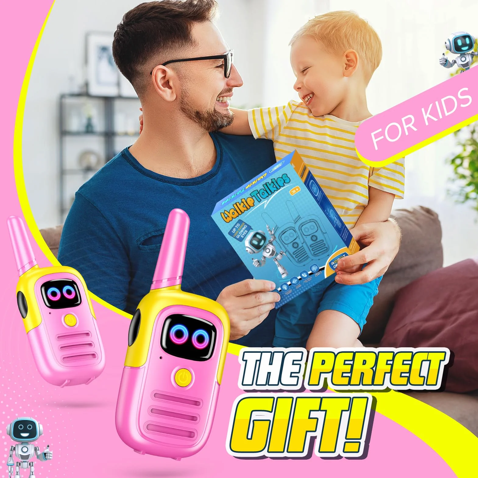 Walkie-Talkie Bambina Giocattoli 3-10 Anni Regalo Compleanno