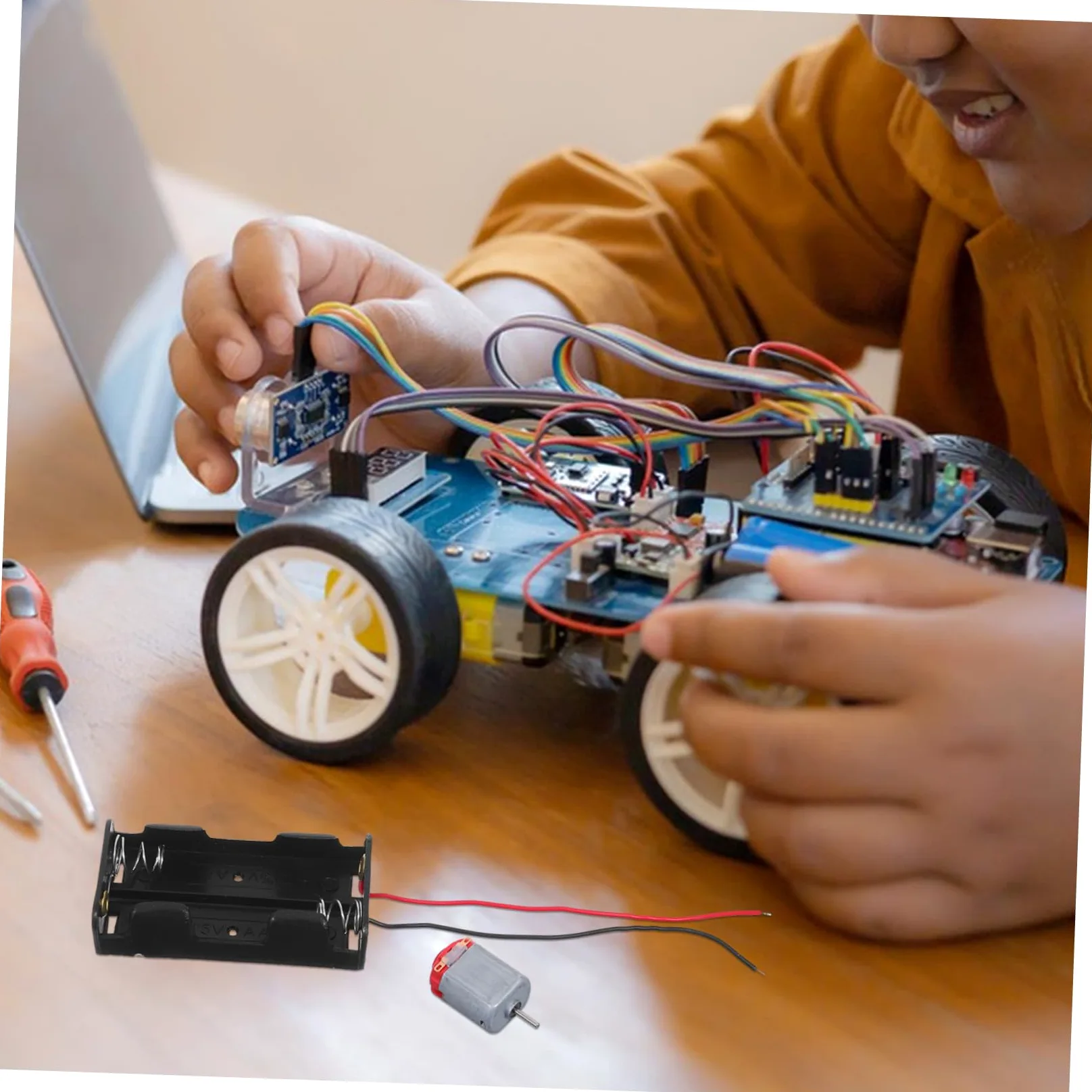 TOYANDONA Kit di Costruzione di Circuiti Elettrici per Ragazzo Ragazza con Motore Dc e Ingranaggi Meccanici in Plastica Set di Esperimenti Scientifici di Fisica per Progetti di Apprendimento