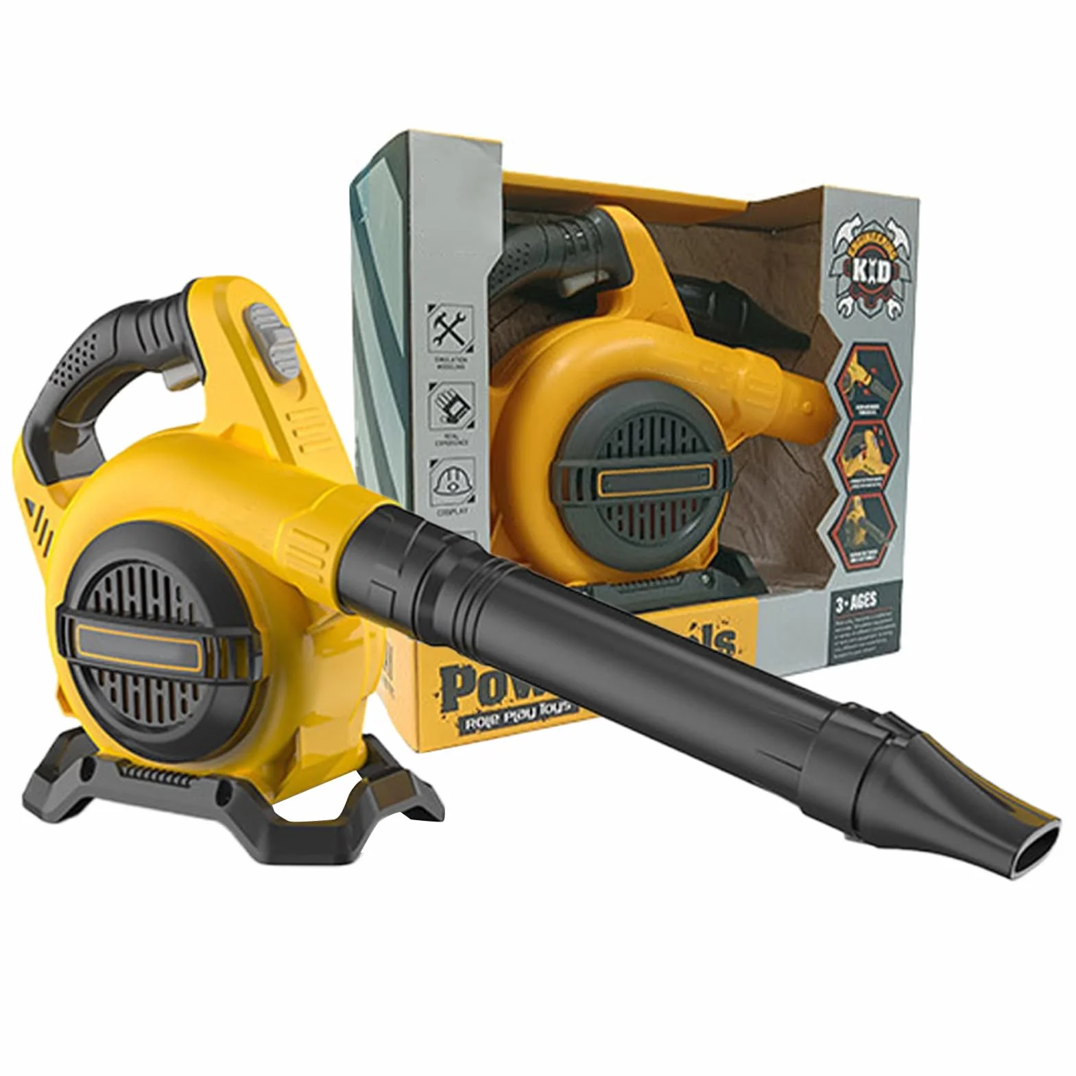 Soffiatore per Foglie per Bambini - Soffiatore per Foglie per Bambini, Giocattolo Funzionante | Strumento da Giardino a Batteria per Bambini, Set di Giardinaggio Realistico per Bambini in Età