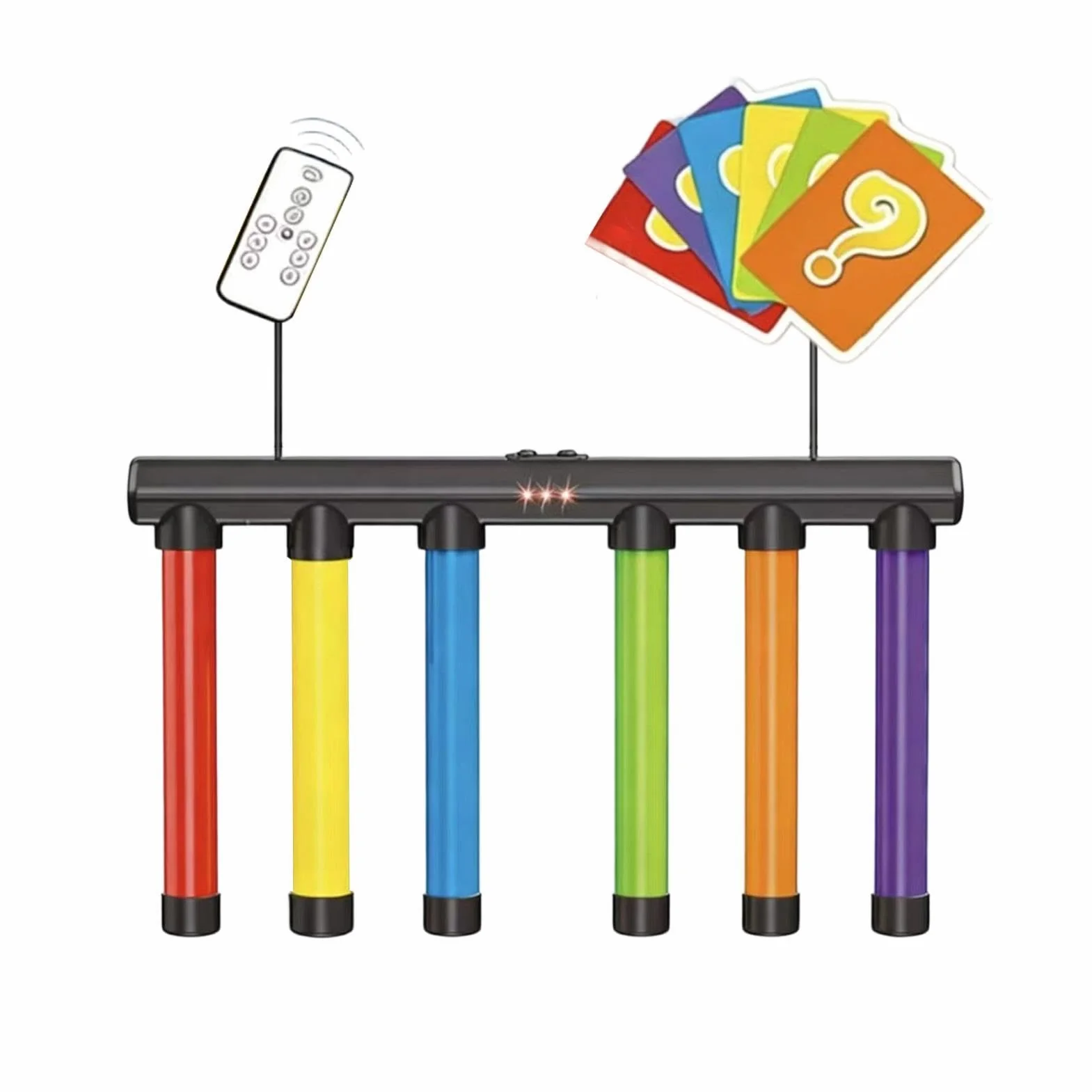 Gioco di riflesso: 3 mazze da allenamento di reazione di velocità, gioco di cattura con telecomando, giochi interattivi di coordinazione, per in famiglia