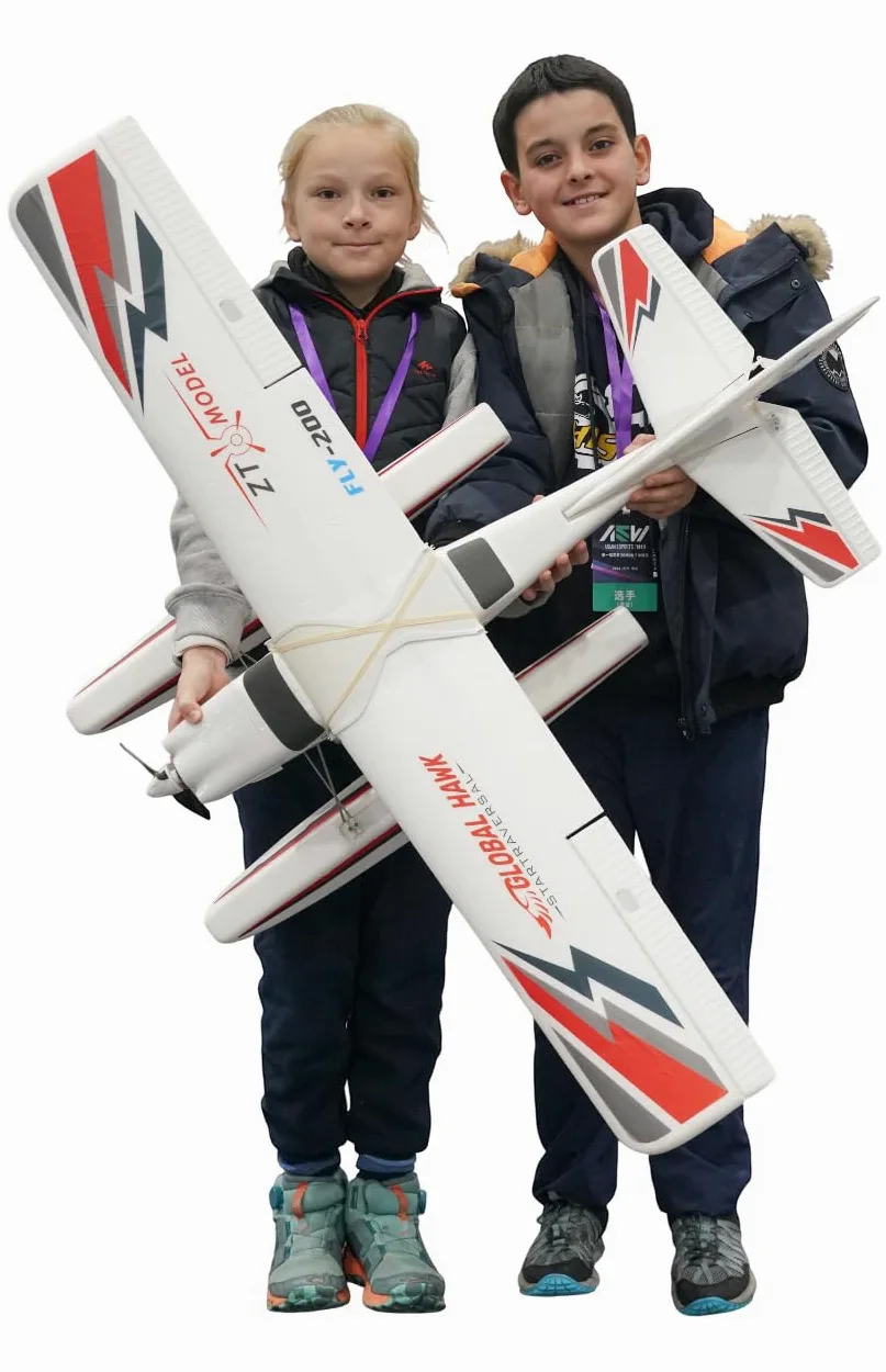 Global Hawk 2,4 GHz RC idrovolante Aereo azionamento telecomandato (rosso)-RTF