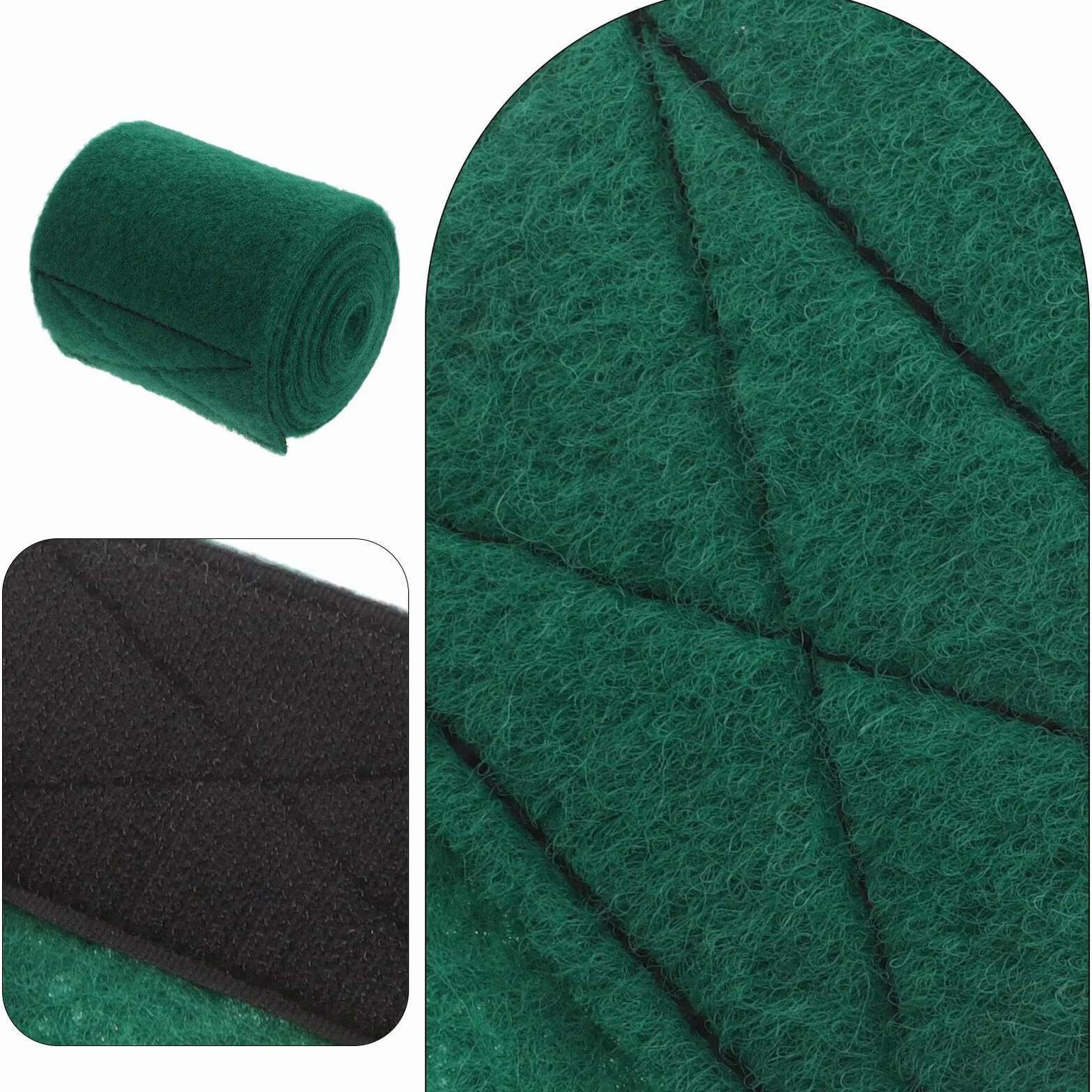 Operitacx Protezione per Tronchi 2 Unit con Fascia in Fibra Antiscivolo, Protezione Corteccia per Tronchi di Piante da Giardino e Area Verde, per Dondoli
