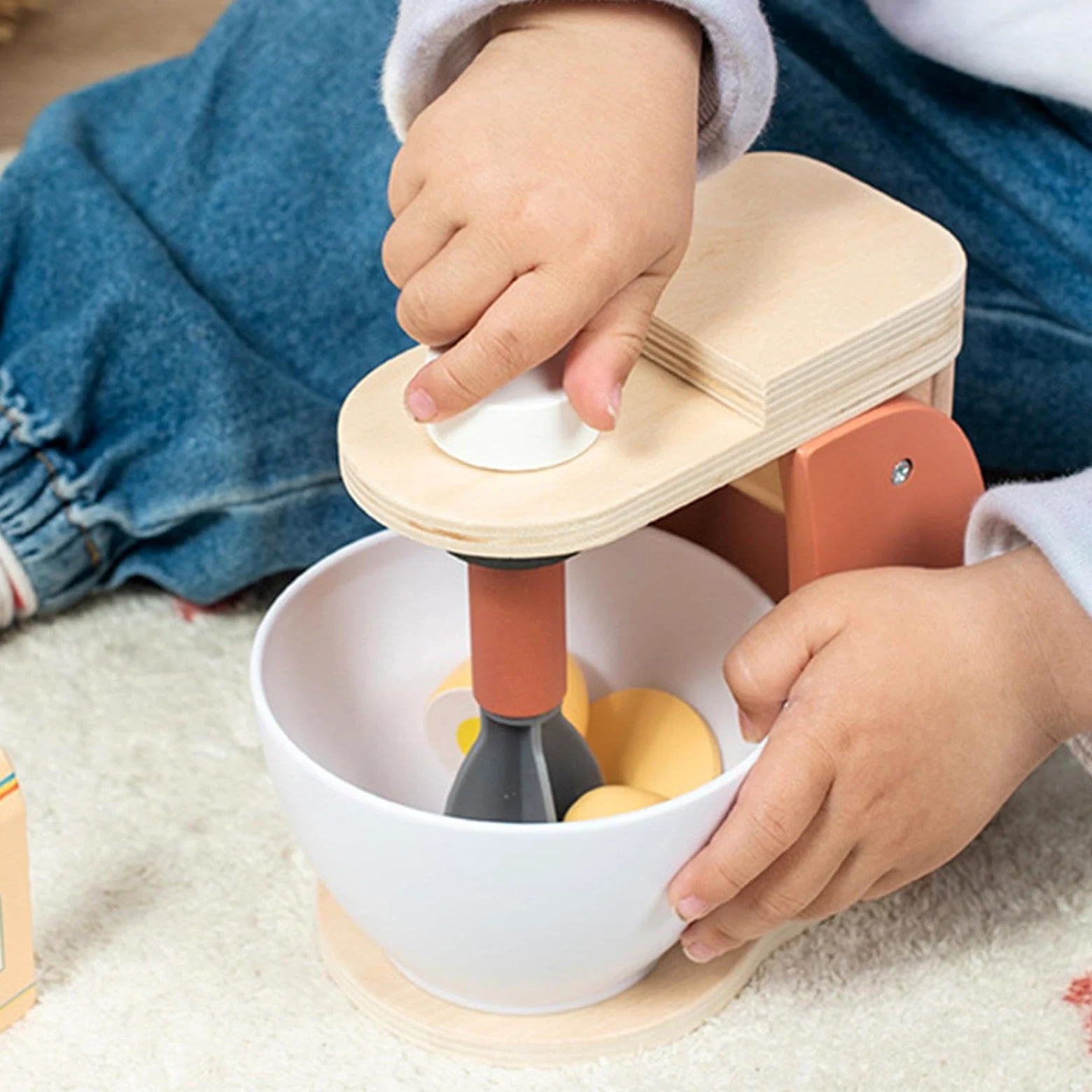 Giocattoli di Simulazione di Piccoli Elettrodomestici, Accessori da Cucina Giocattolo, Set di Giochi Educativi per La Casa delle Bambole, Miscelatore