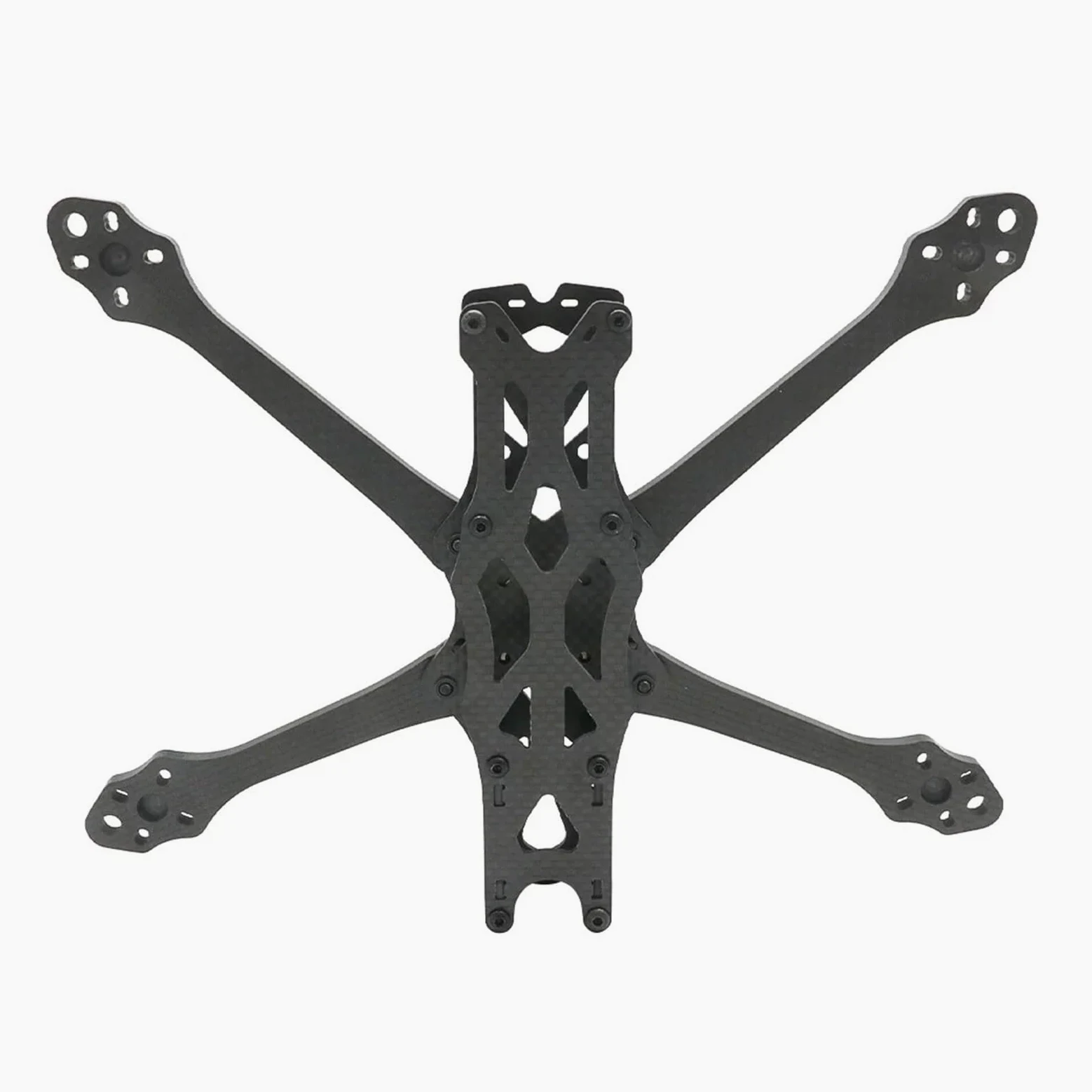 Kit telaio drone, braccio 5.5mm, passo 240mm | Kit telaio drone racing, fibra di carbonio, piastra sup. 2.0mm, inf. 2.5mm(With Print)