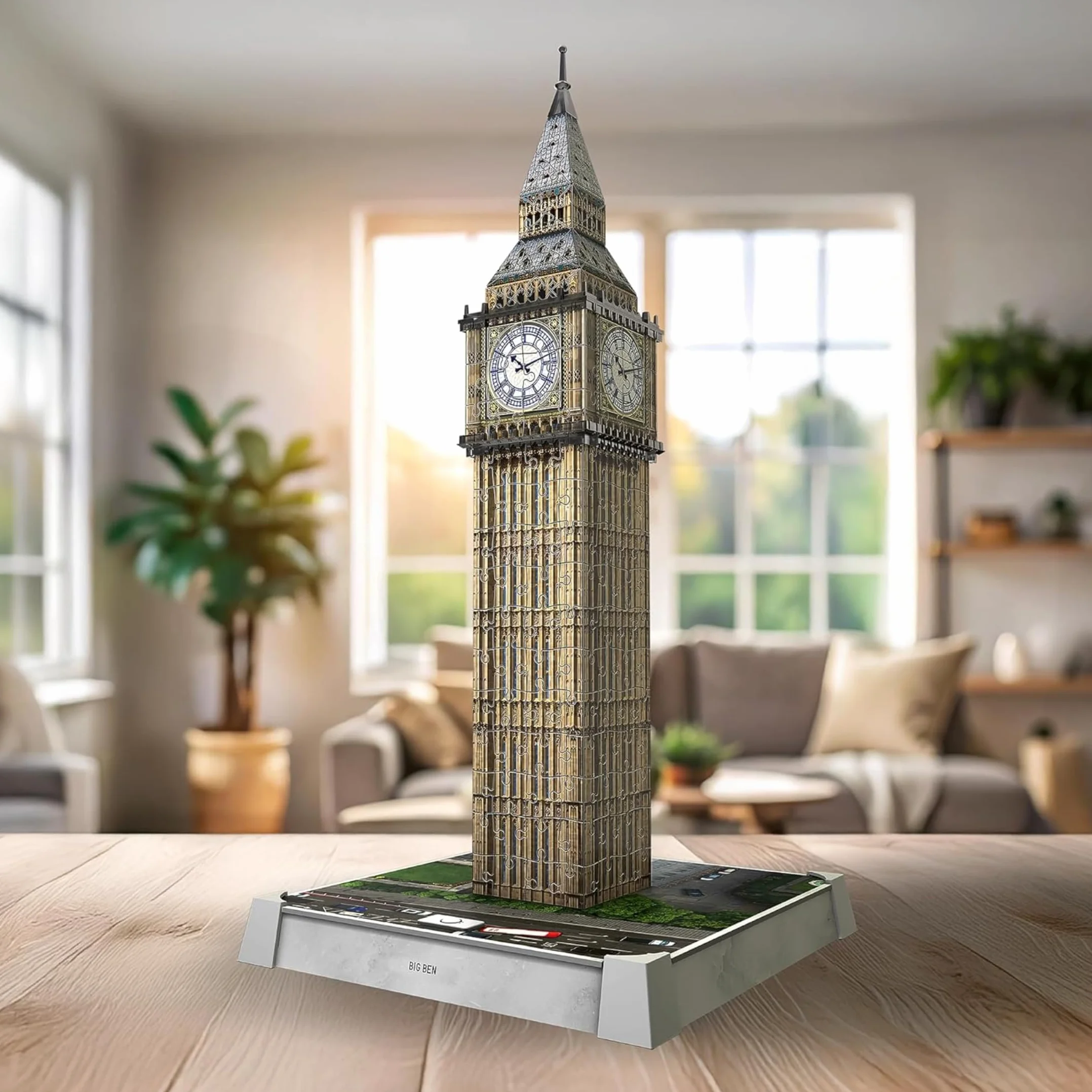 Ravensburger - Puzzle 3d Iconics Big Ben LED | Puzzle 3d Per Adulti E Bambini A Partire Dagli 8 Anni | Modellismo Da Costruire Adulti Di 216 Pezzi | Regalo Bambino 8 Anni E Più