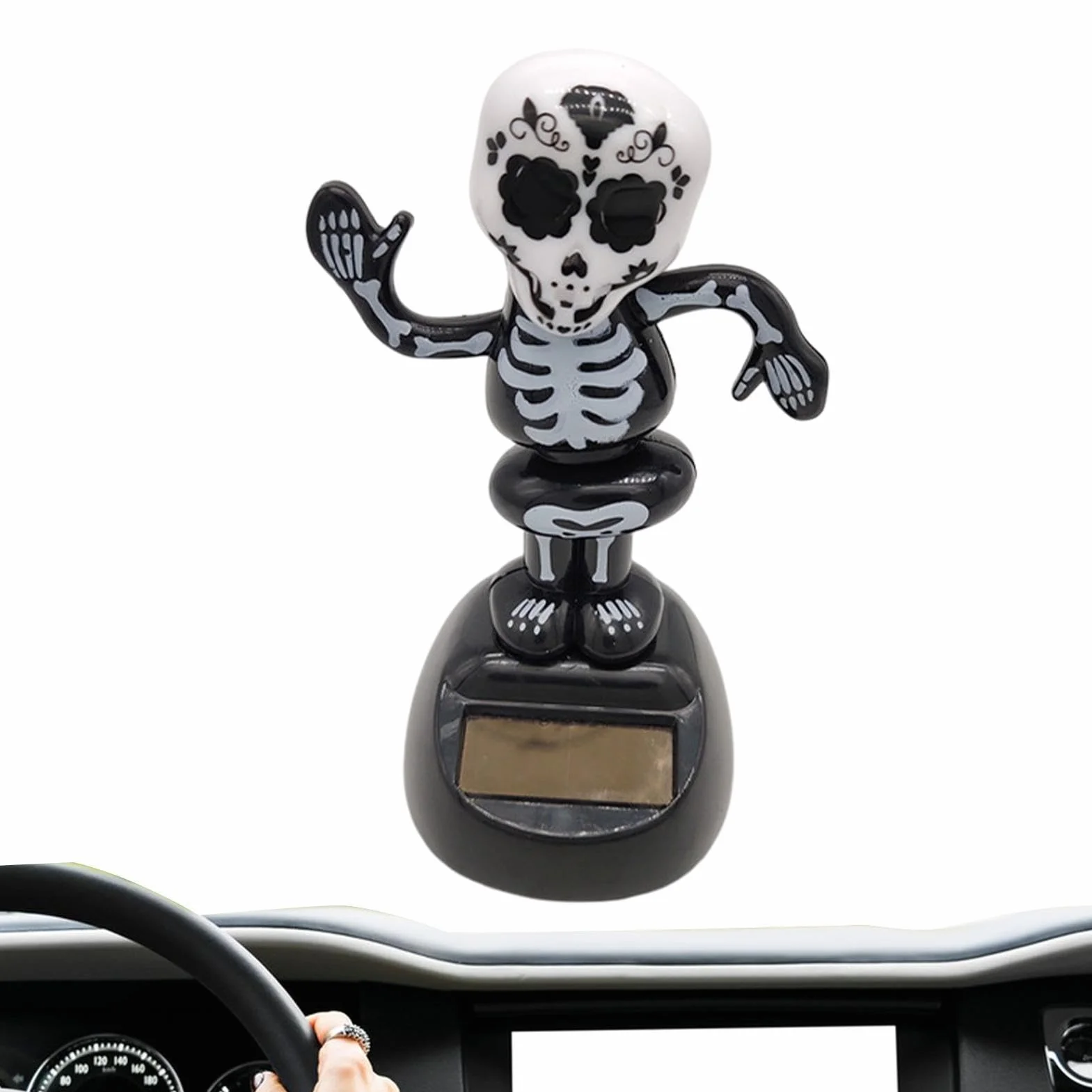 Giocattoli di Halloween a energia solare danzanti decorazione da tavolo