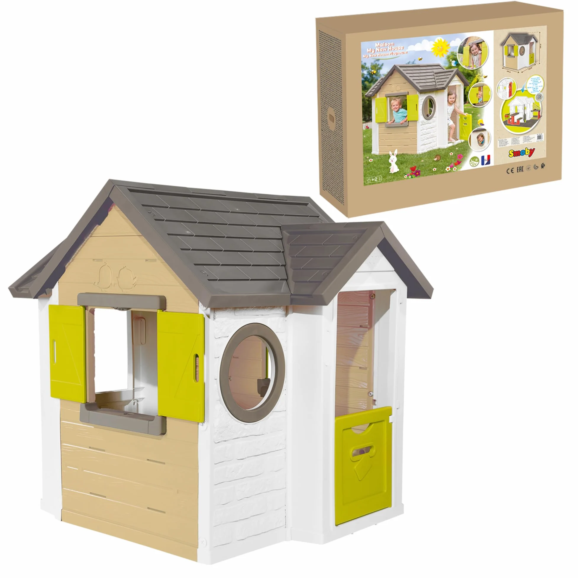 Smoby - Casetta My New House, 7600810406, + 2 Anni, Completamente Personalizzabile