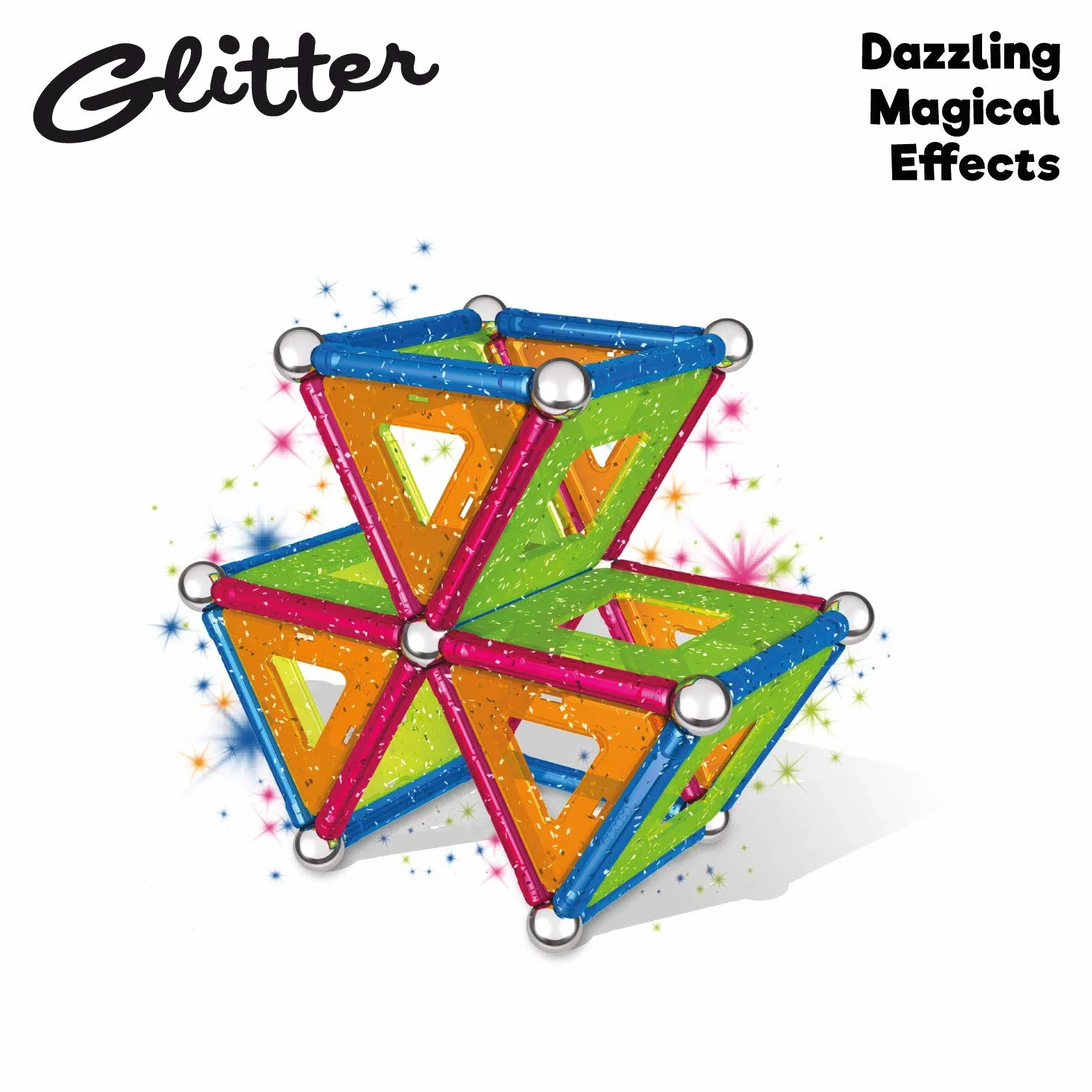 Geomag Classic Glitter, 30 Pezzi, PF.527.531.00