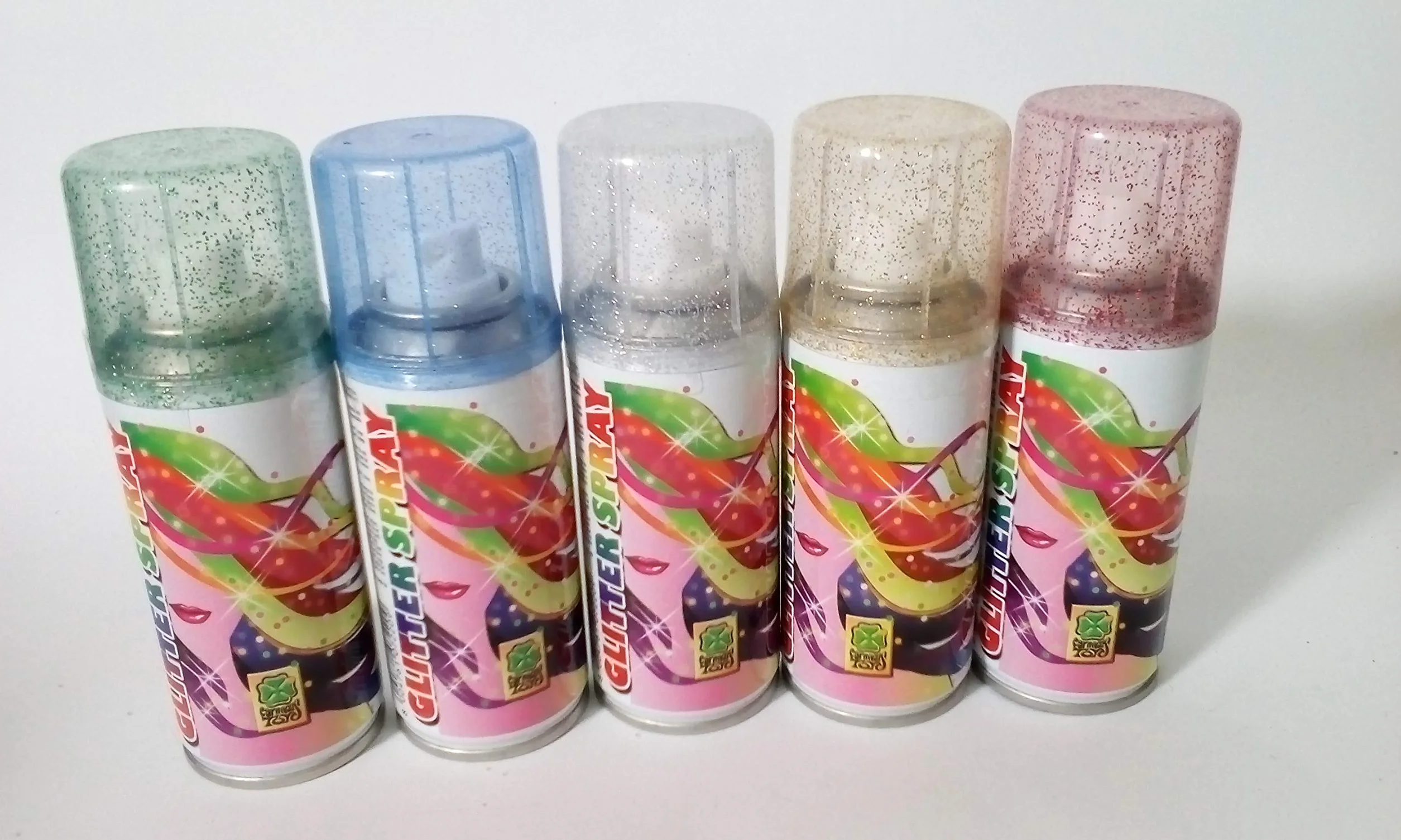 Carnival Toys Carnevale BOMBOLETTA Spray Glitter 5 Colori 100 ml Scegli Il Tuo Party