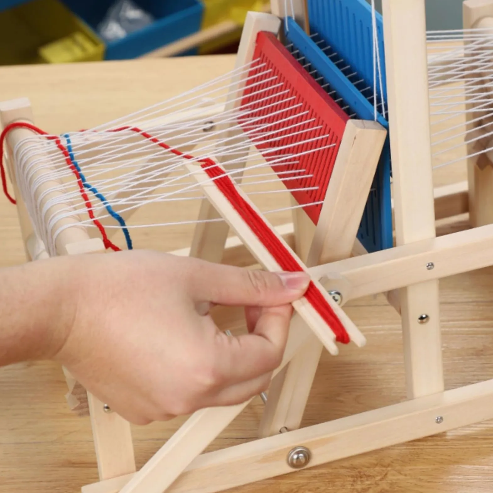 predolo Giocattolo Educativo Telaio in Legno Sviluppa la Motricità Fine Giunti a Vite Gioco Creativo per Bambini