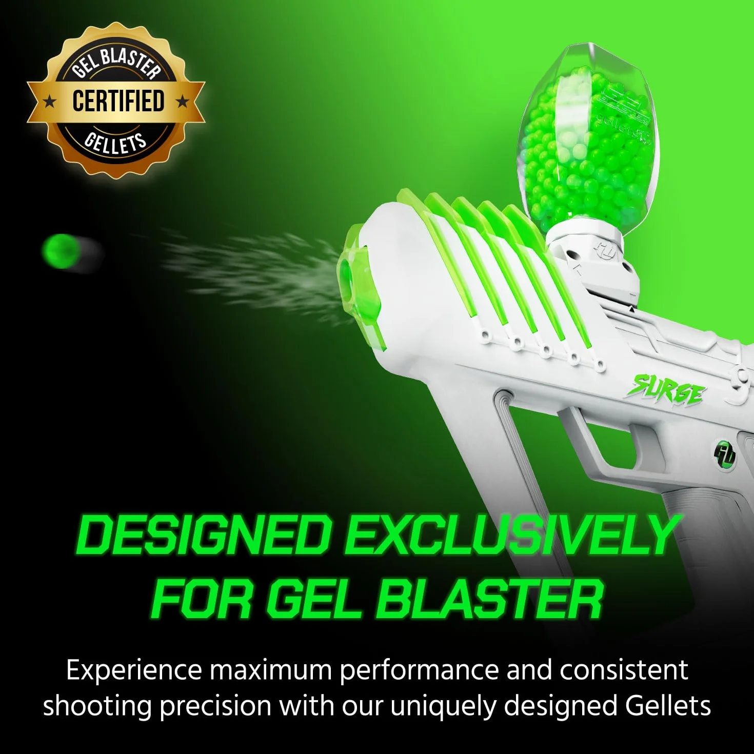 Gel Blaster 100.000 munizioni di ricarica in gel, non tossiche, a base d'acqua, realizzate appositamente per gel blaster, per bambini dai 14 anni in su