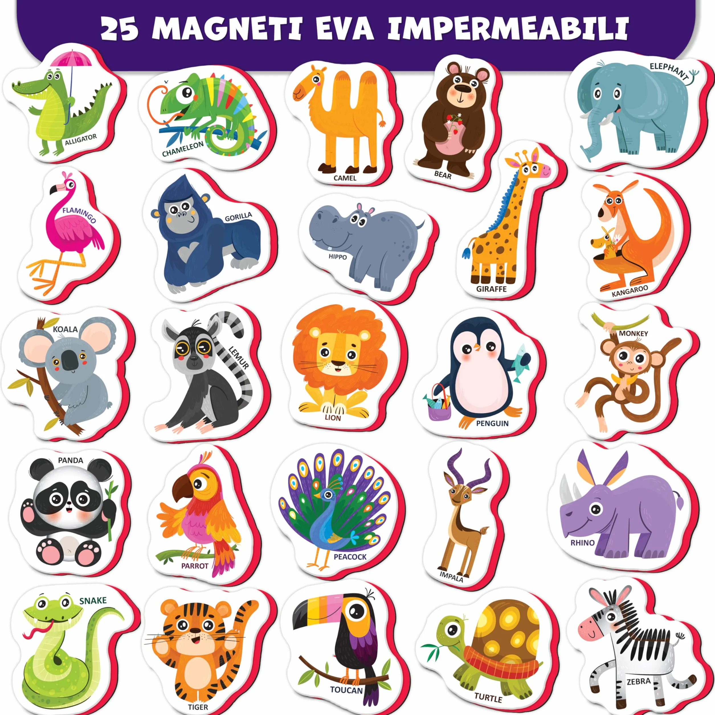 Mały Świat Magnesów ZOO Gra