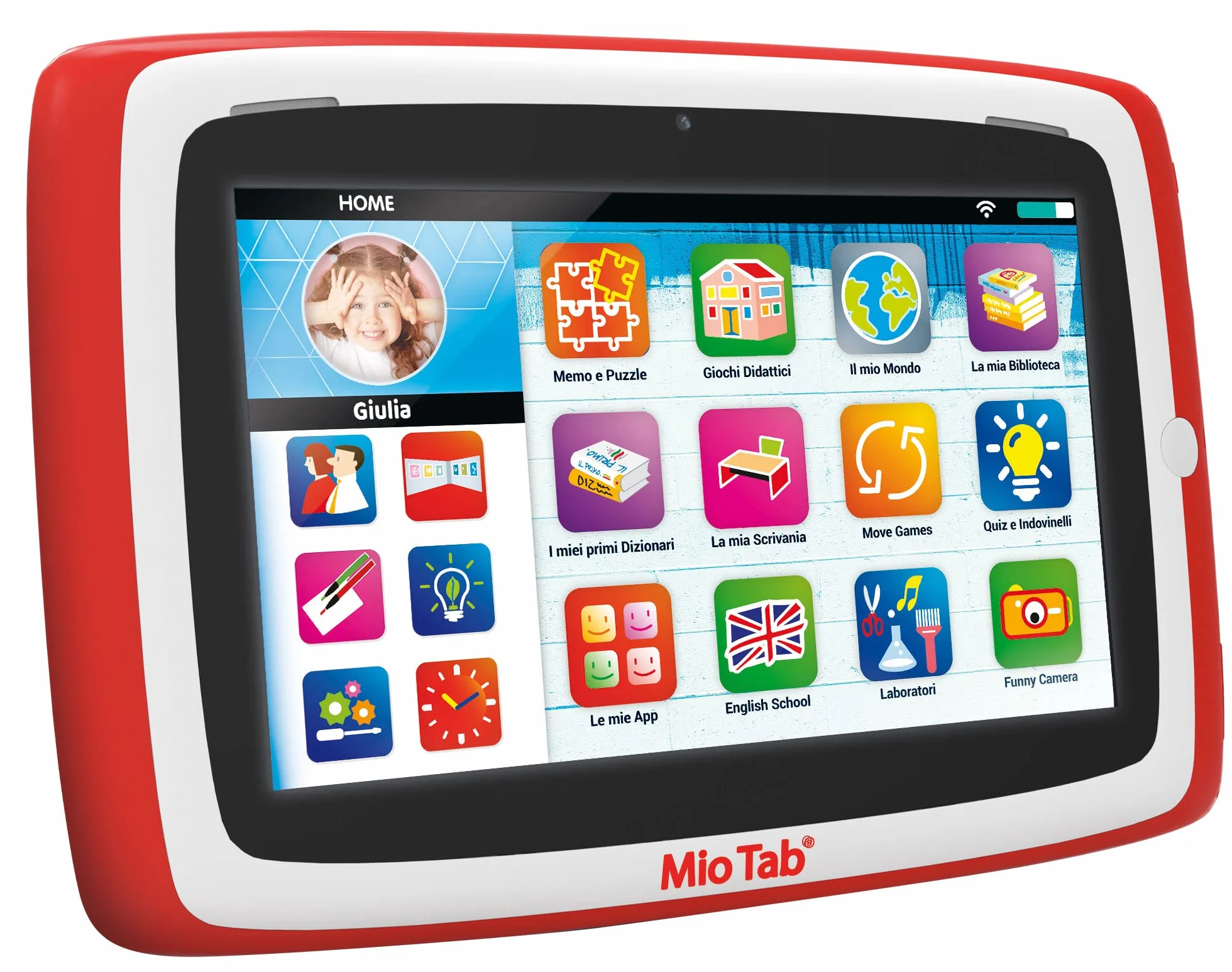 Liscianigiochi -Mio Tab 7'' Smart Kid 2022, Bambini 3-8 Anni,Memoria 16 GB, Autonomi, capacità sensoriali, Coordinazione Occhio-Mano, Multicolore, 97012